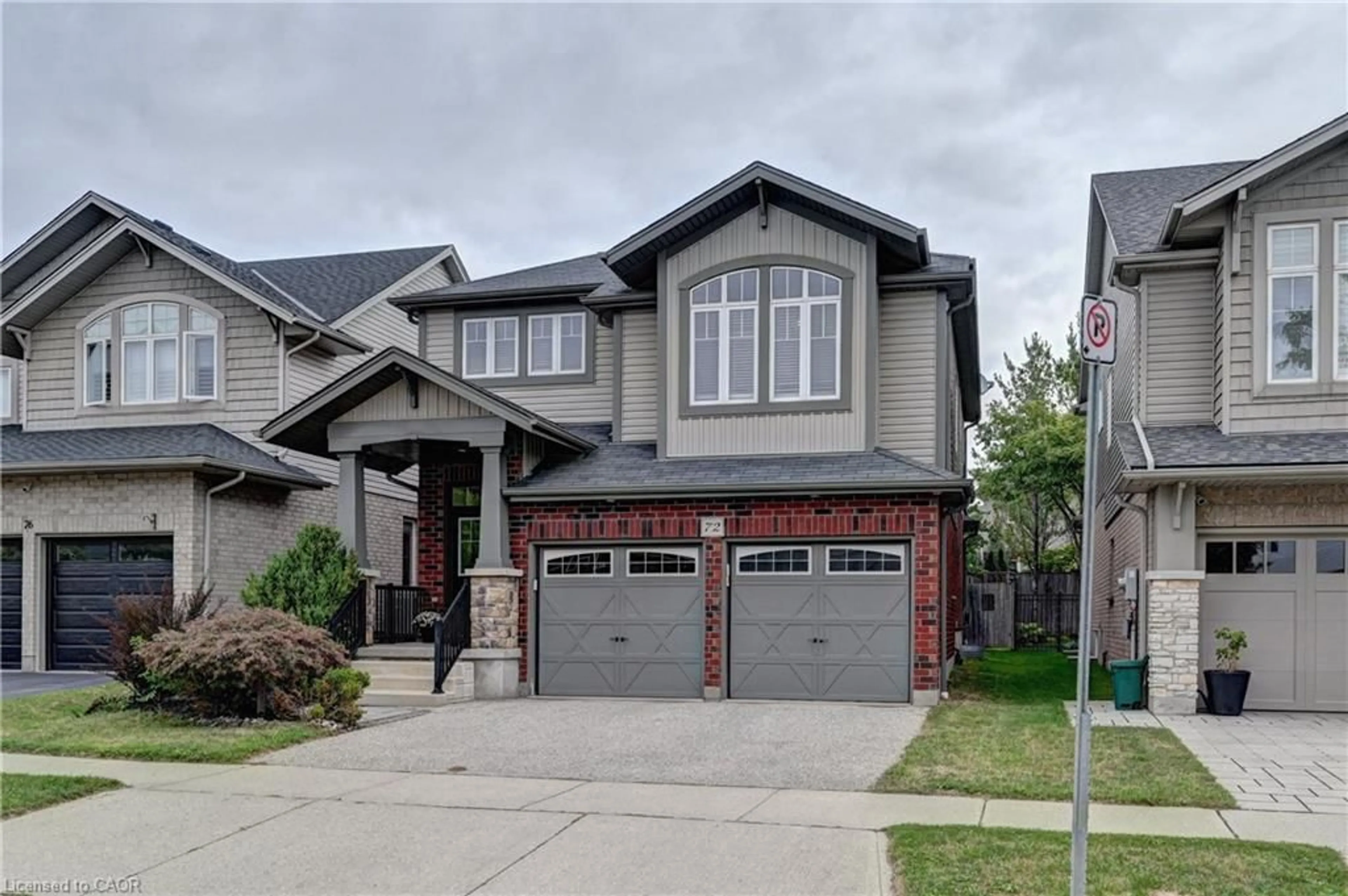 Home with brick exterior material, street for 72 Helena Feasby St, Kitchener Ontario N2E 4L5
