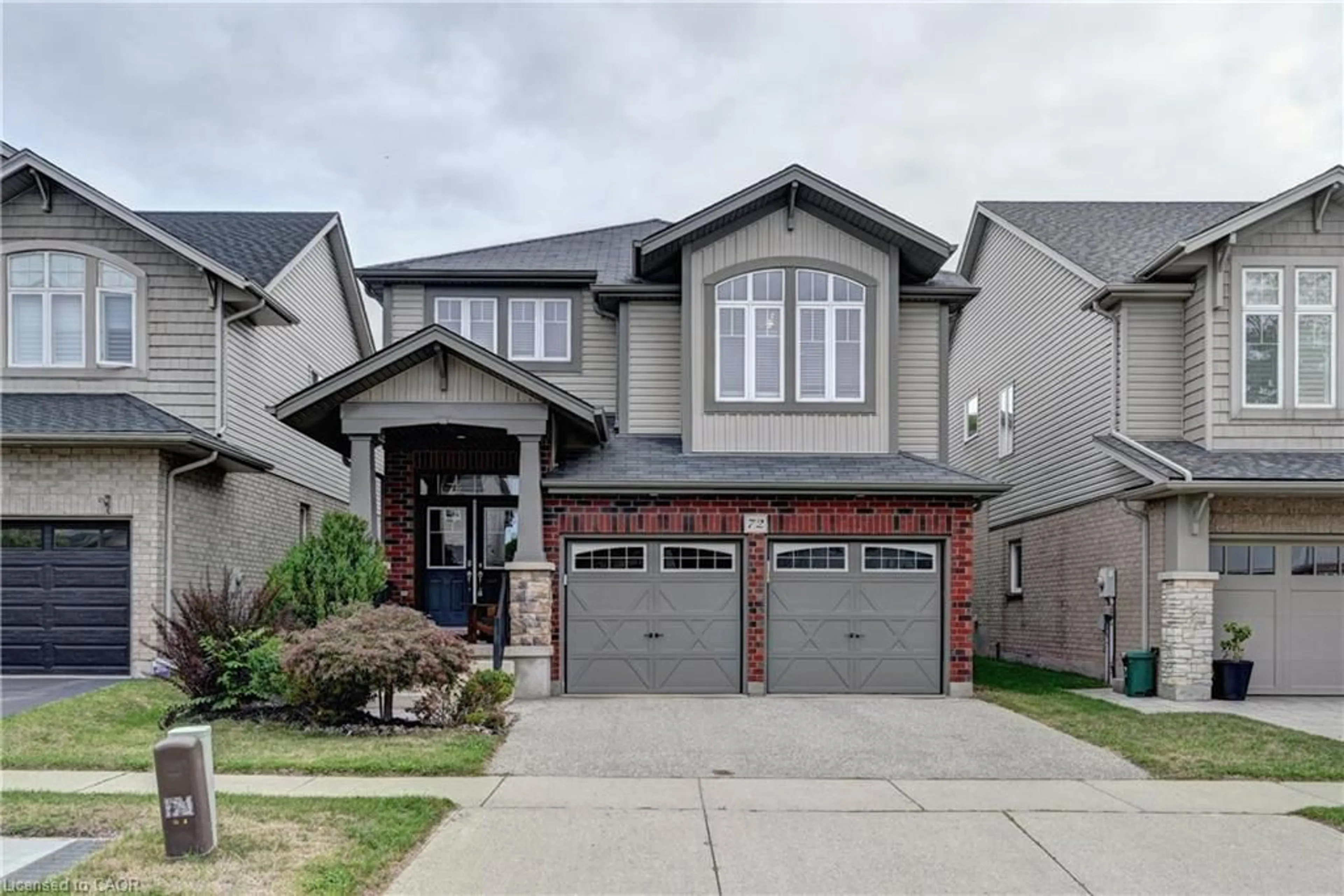 Home with brick exterior material, street for 72 Helena Feasby St, Kitchener Ontario N2E 4L5