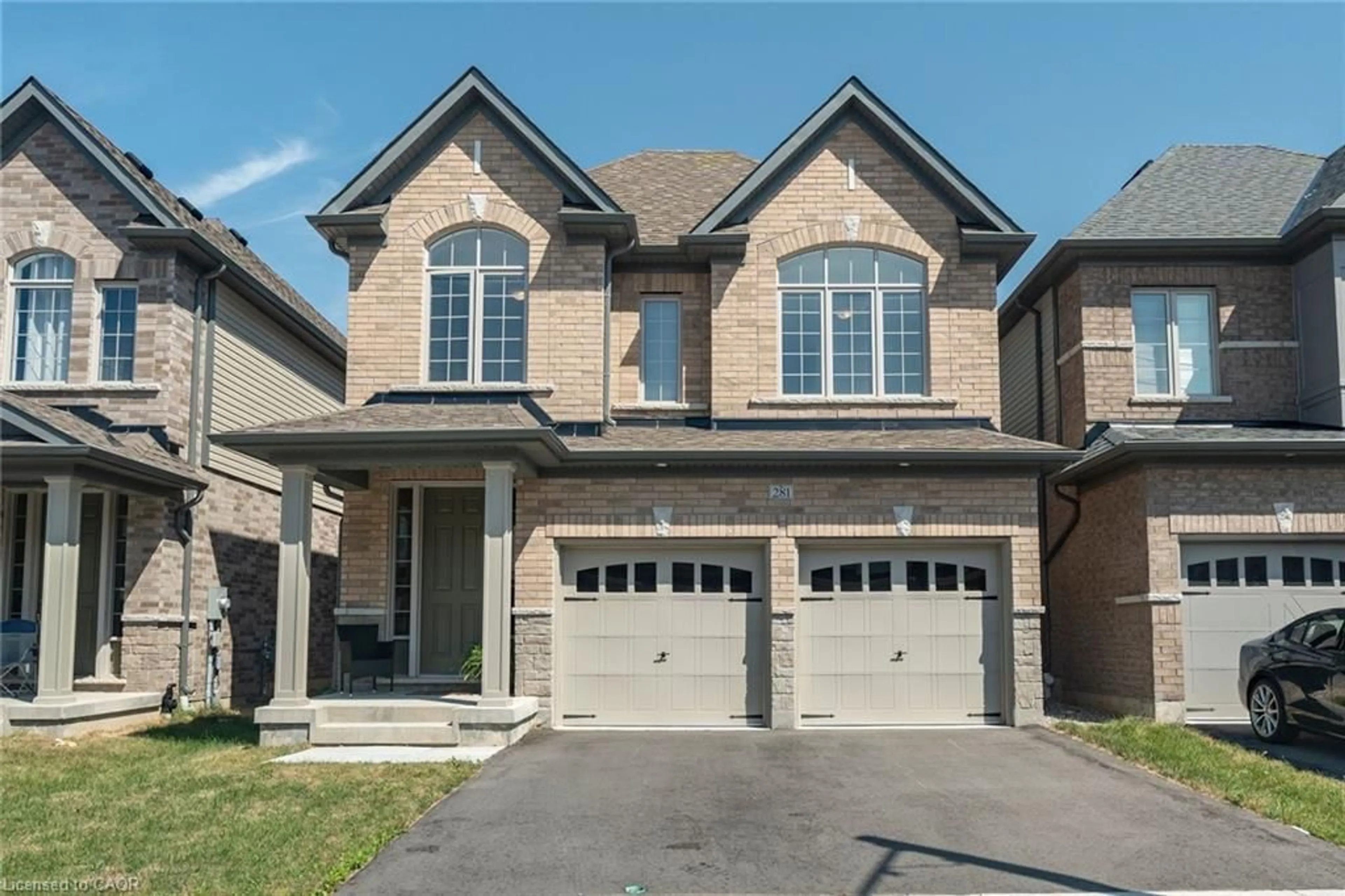 Home with brick exterior material, street for 281 Broadacre Dr, Kitchener Ontario N2R 0S6