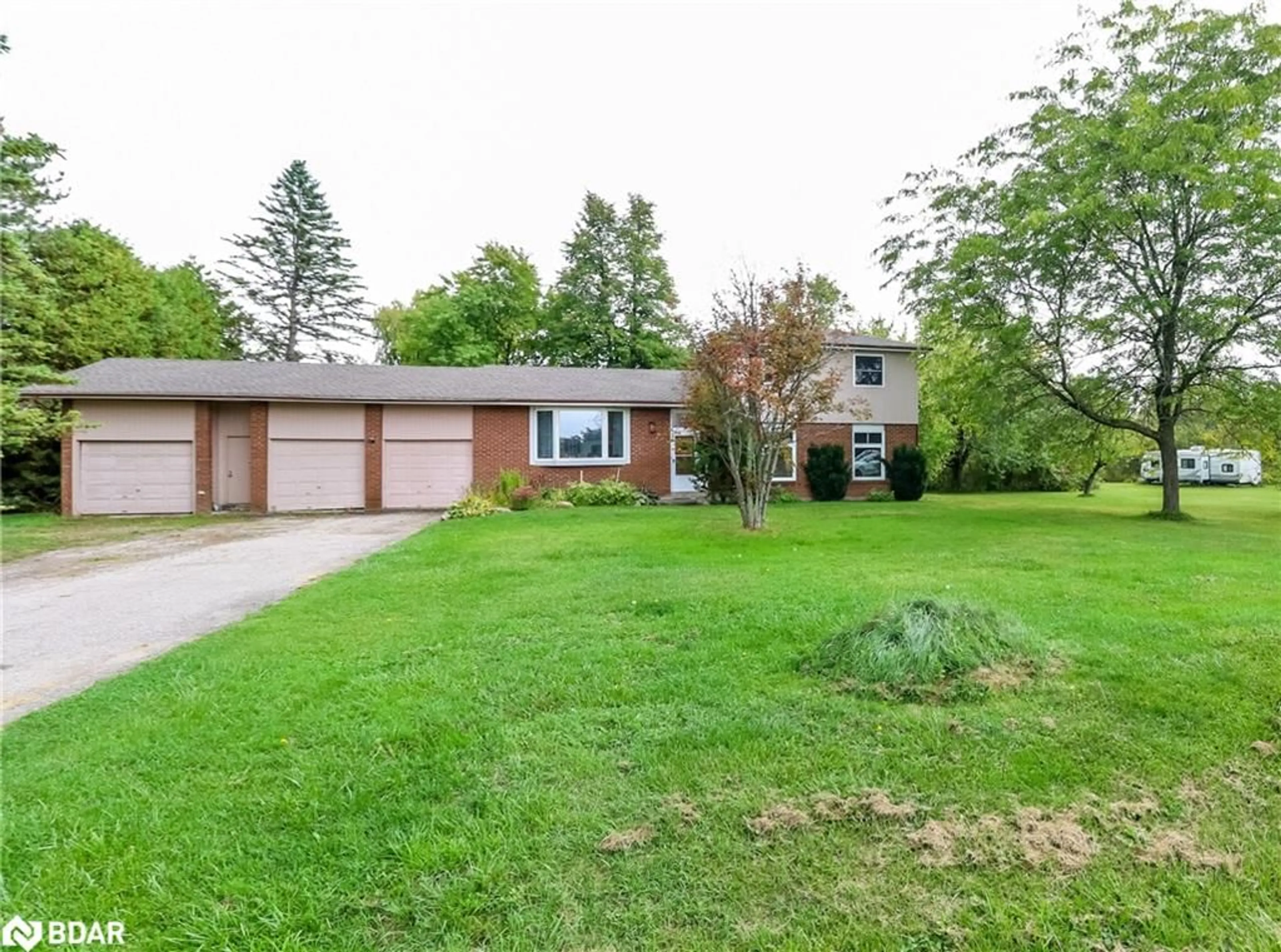 A pic from outside/outdoor area/front of a property/back of a property/a pic from drone, street for 2717 Line 13 Line, Gilford Ontario L0L 1R0