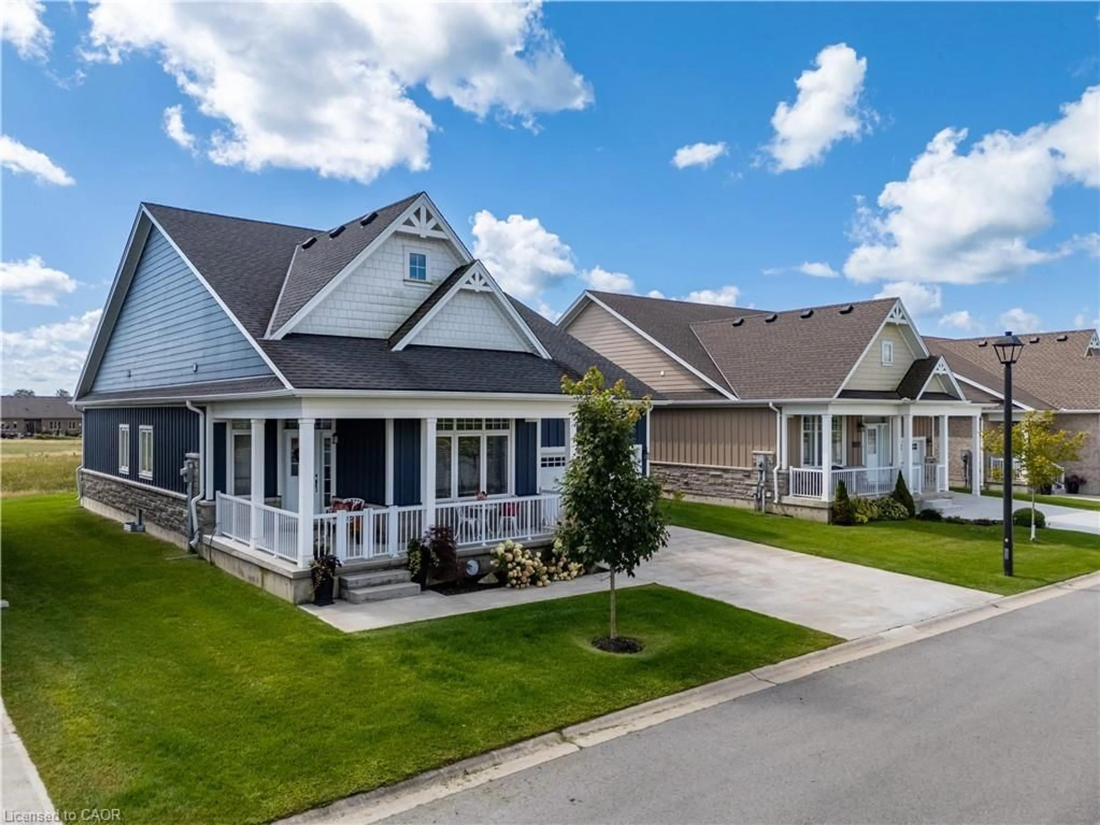 Home with vinyl exterior material, street for 198 Schooner Dr #26, Port Dover Ontario N0A 1N3