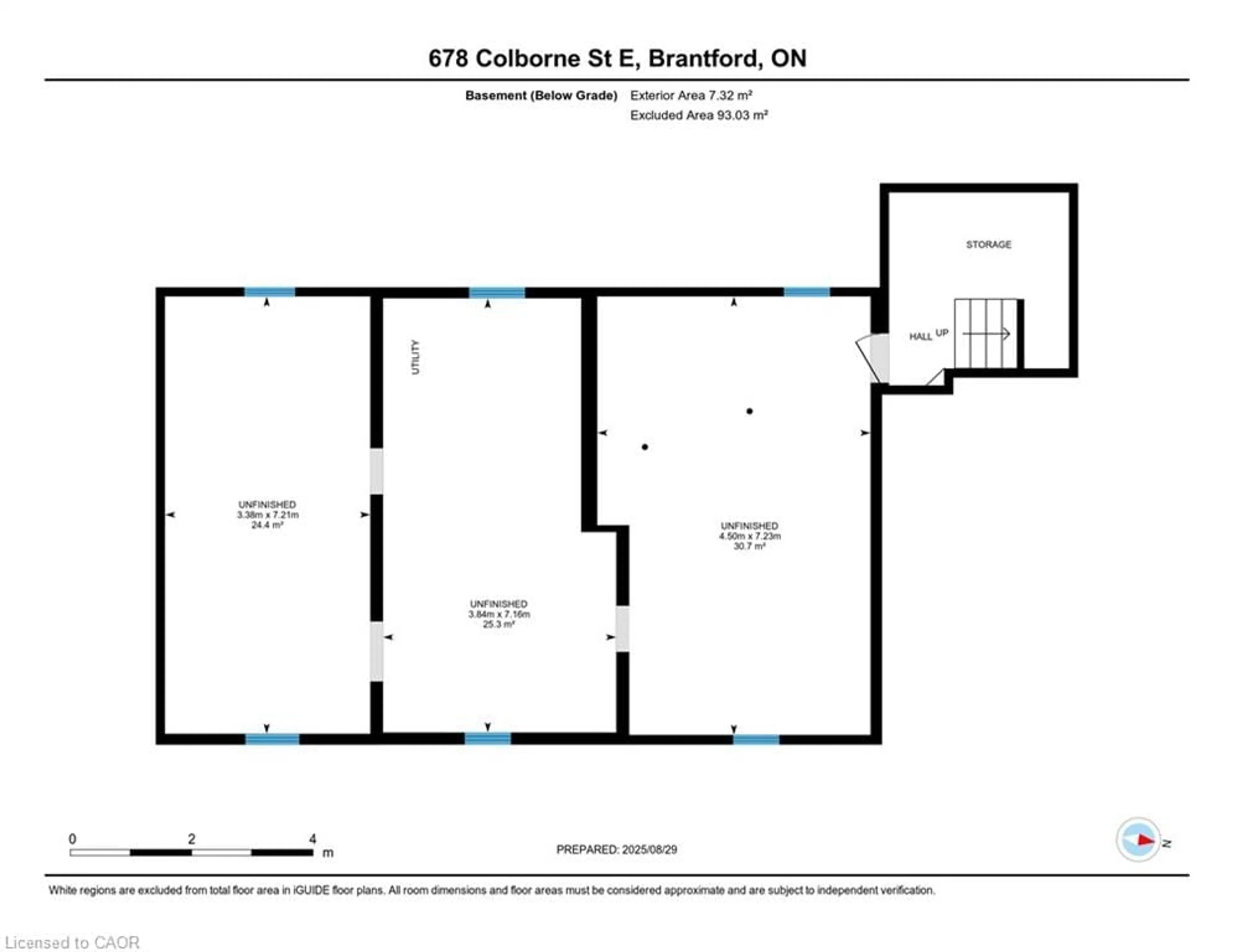 Floor plan for 678 Colborne St, Brantford Ontario N3S 3P9