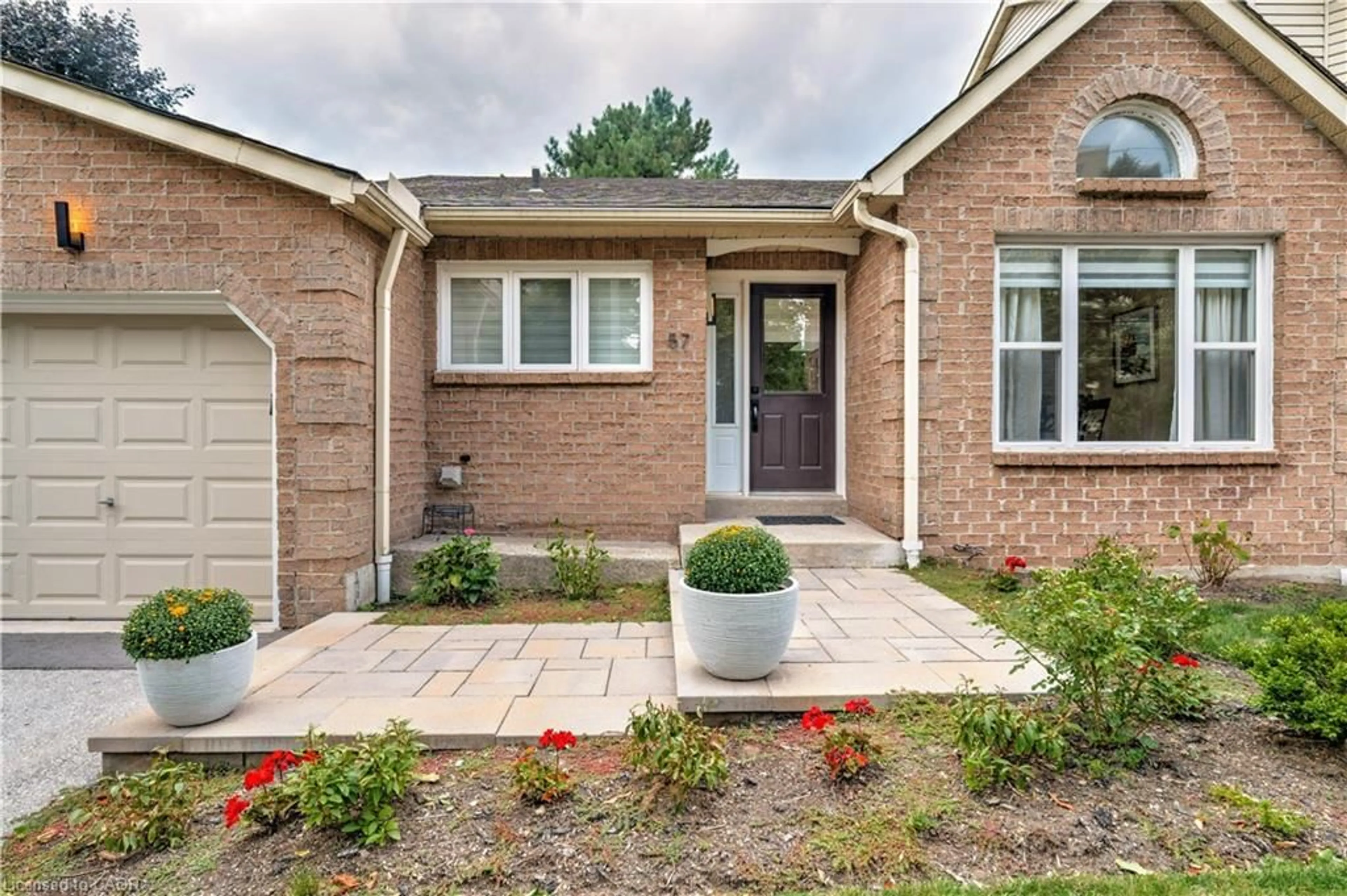 Home with brick exterior material, street for 5255 Lakeshore Rd #57, Burlington Ontario L7L 5X9