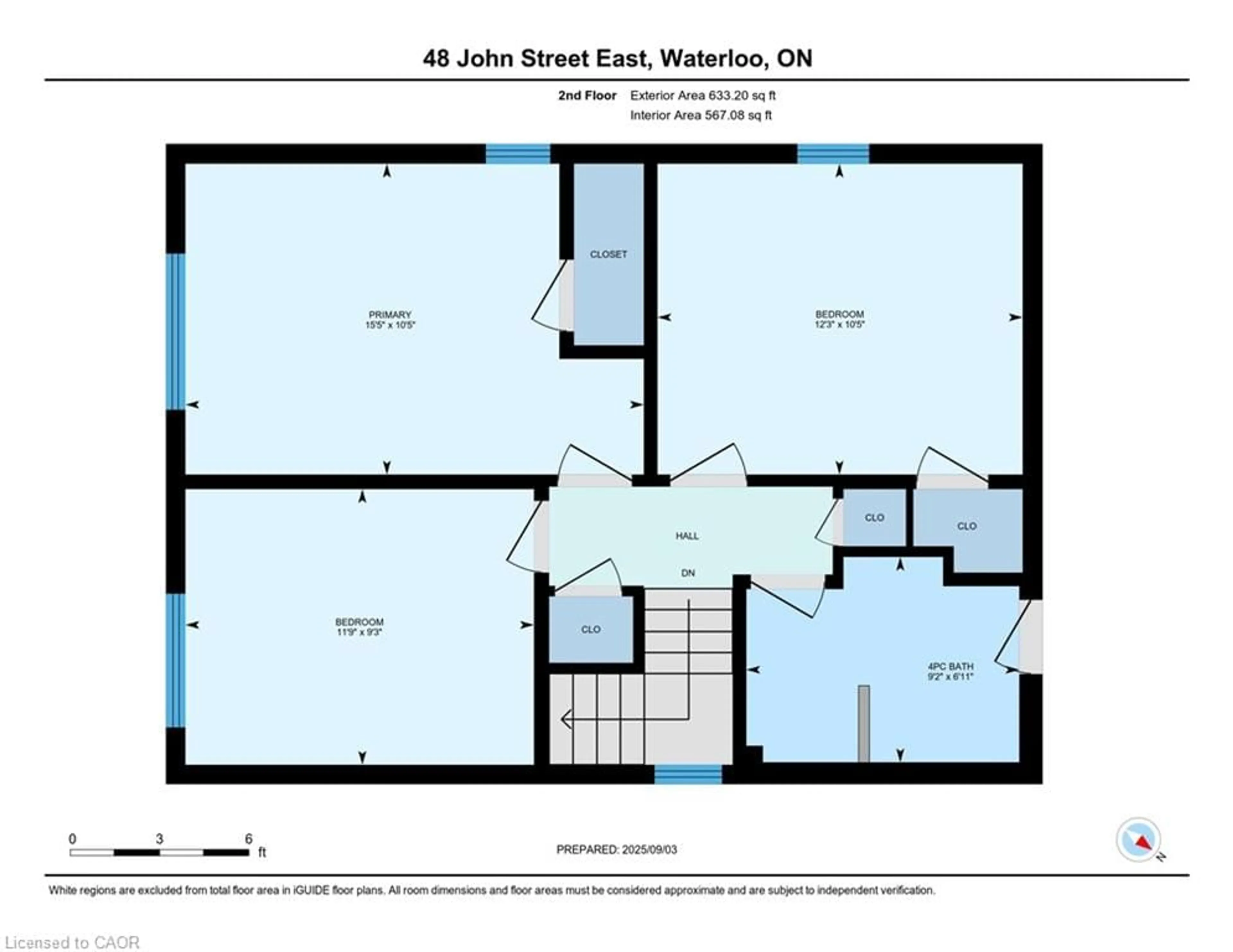 Floor plan for 48 John St, Waterloo Ontario N2J 1E8