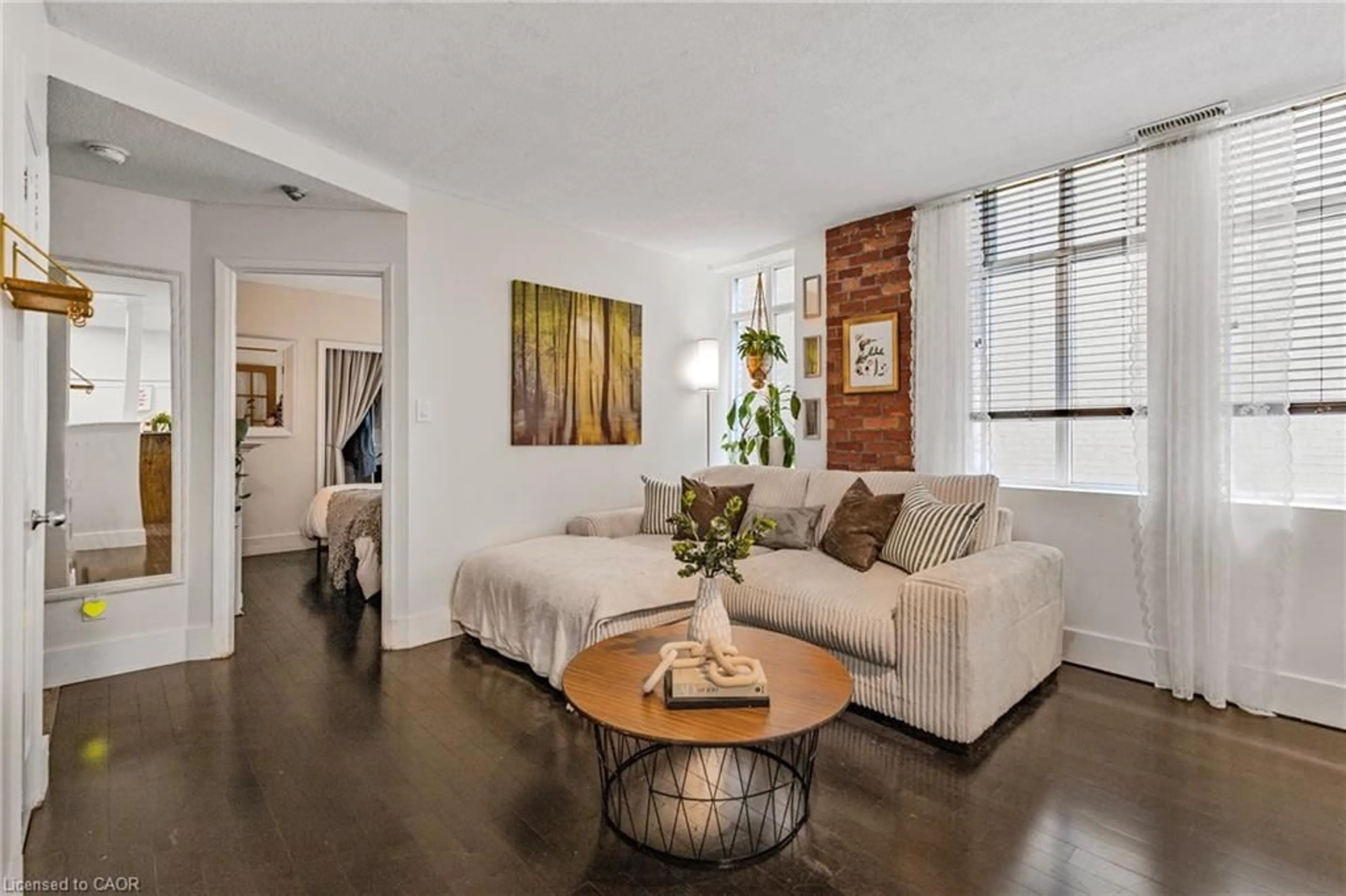 Living room with furniture, unknown for 36 James St #803, Hamilton Ontario L8P 4W4