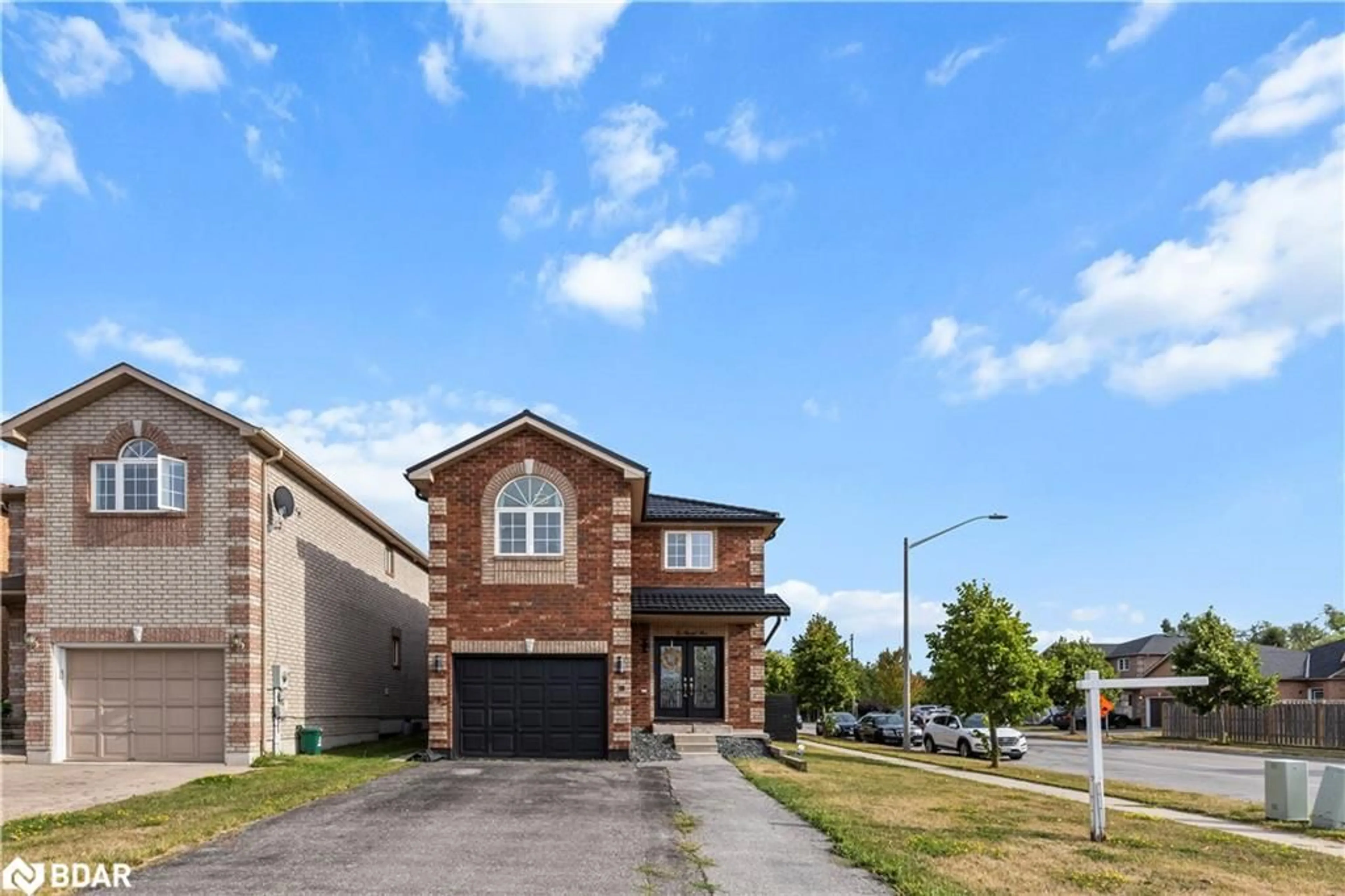 Home with brick exterior material, street for 1 Glenhill Dr, Barrie Ontario L4N 5X4