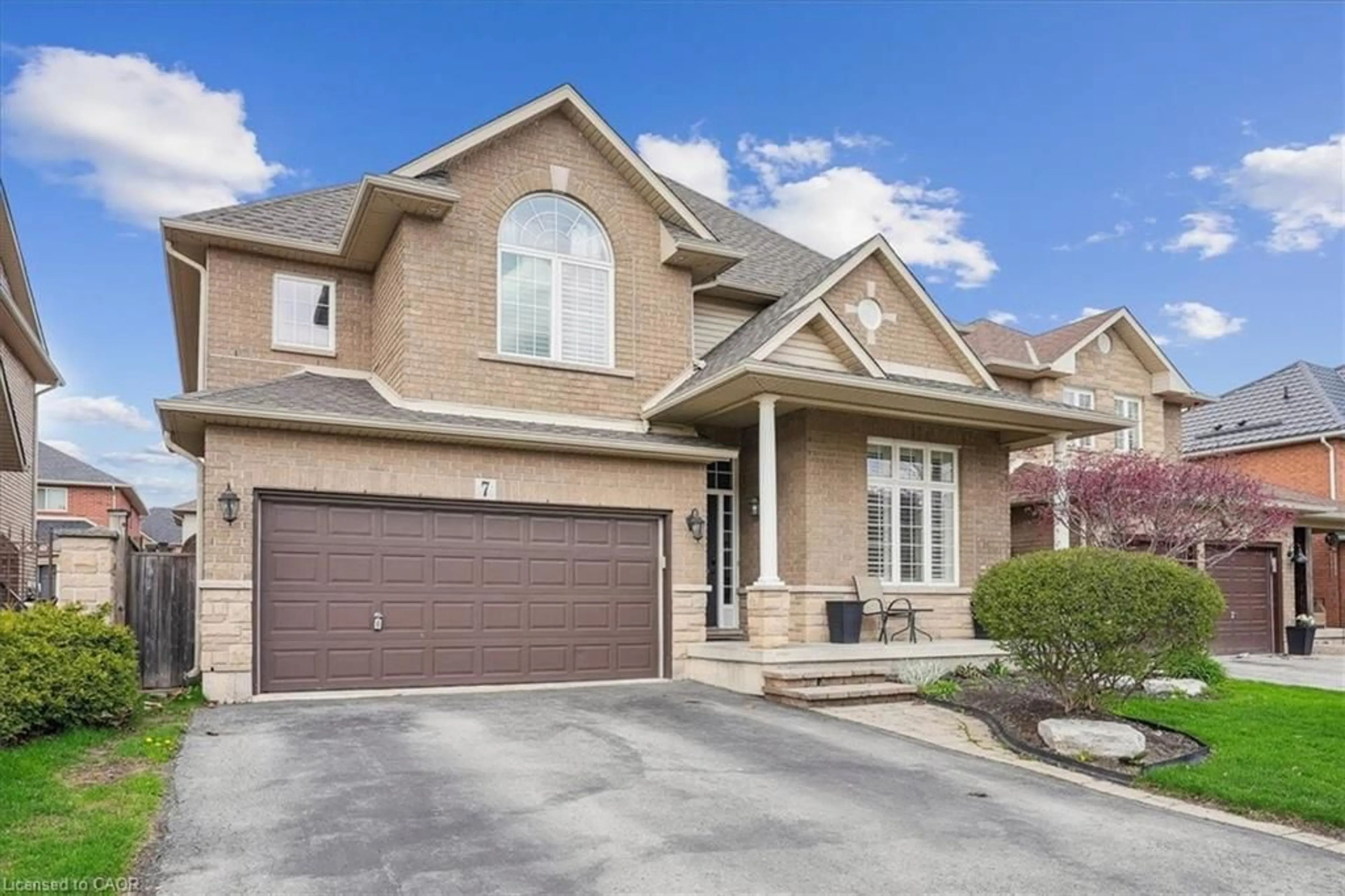 Home with brick exterior material, street for 7 Bocelli Cres, Hamilton Ontario L0R 1P0