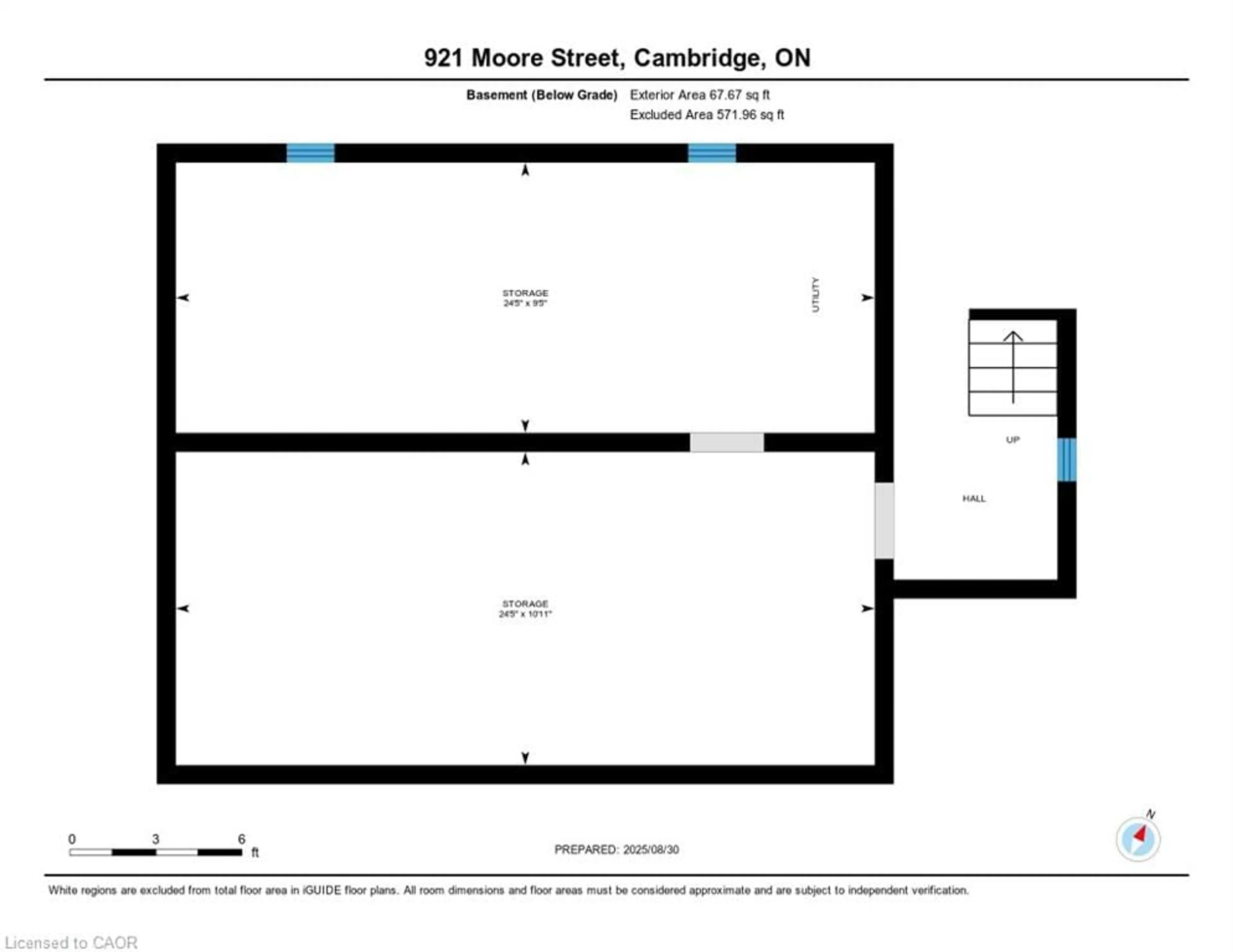 Floor plan for 921 Moore St, Cambridge Ontario N3H 3C2