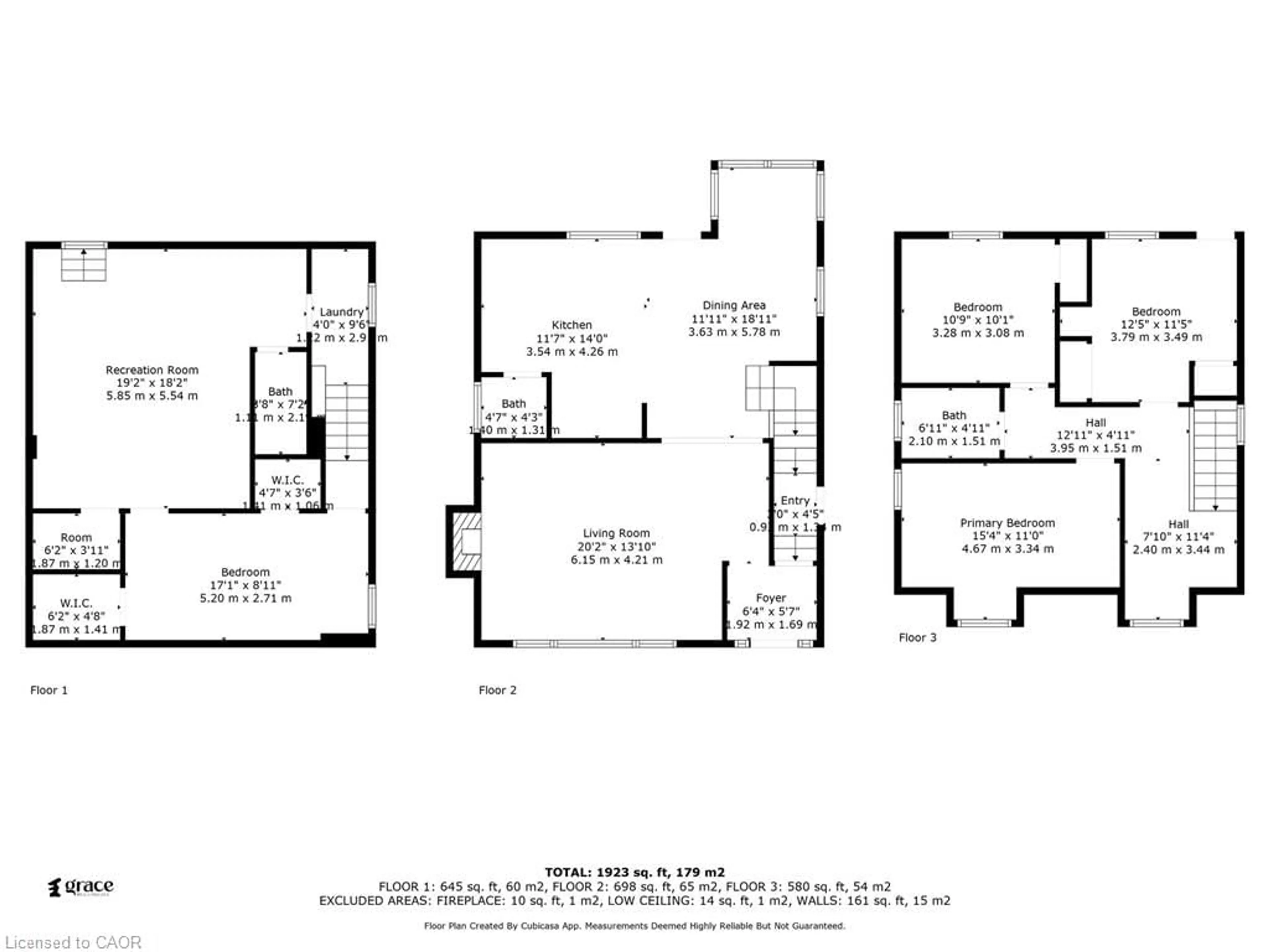 Floor plan for 231 Water St, Cambridge Ontario N1R 3B9