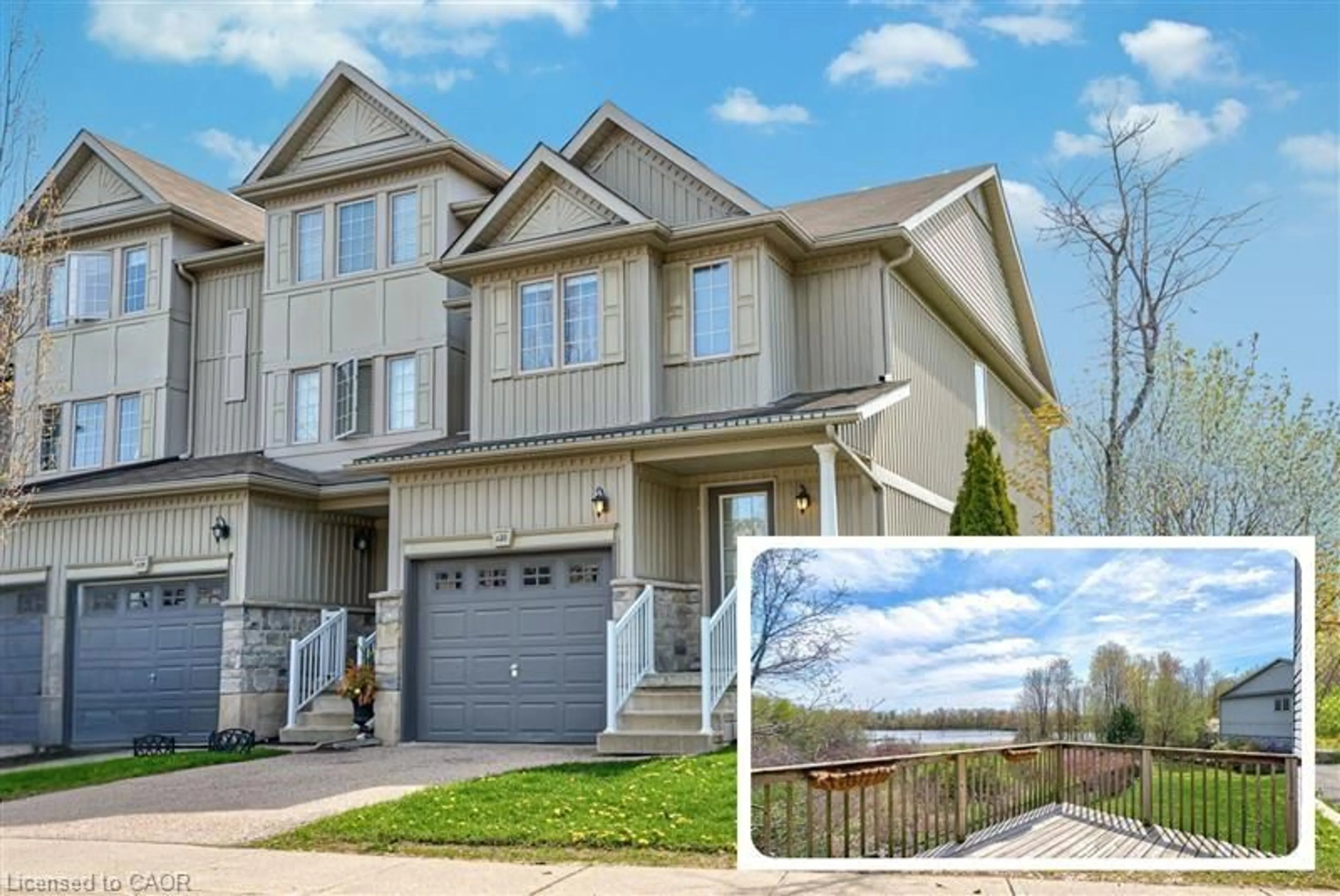 Home with vinyl exterior material, street for 20 David Bergey Dr #C20, Kitchener Ontario N2E 0B1