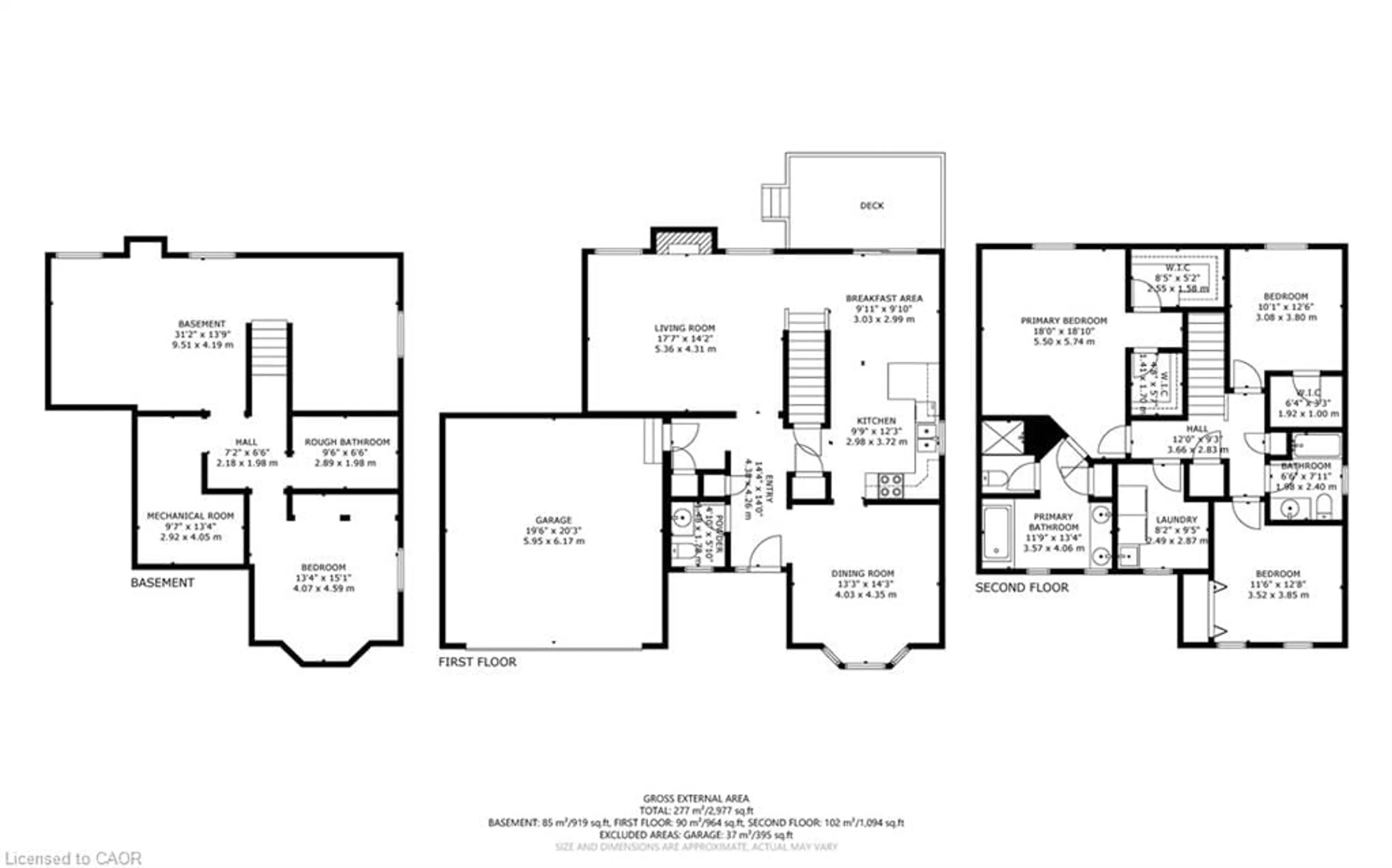 Floor plan for 58 Curtis St, Tavistock Ontario N0J 1M0
