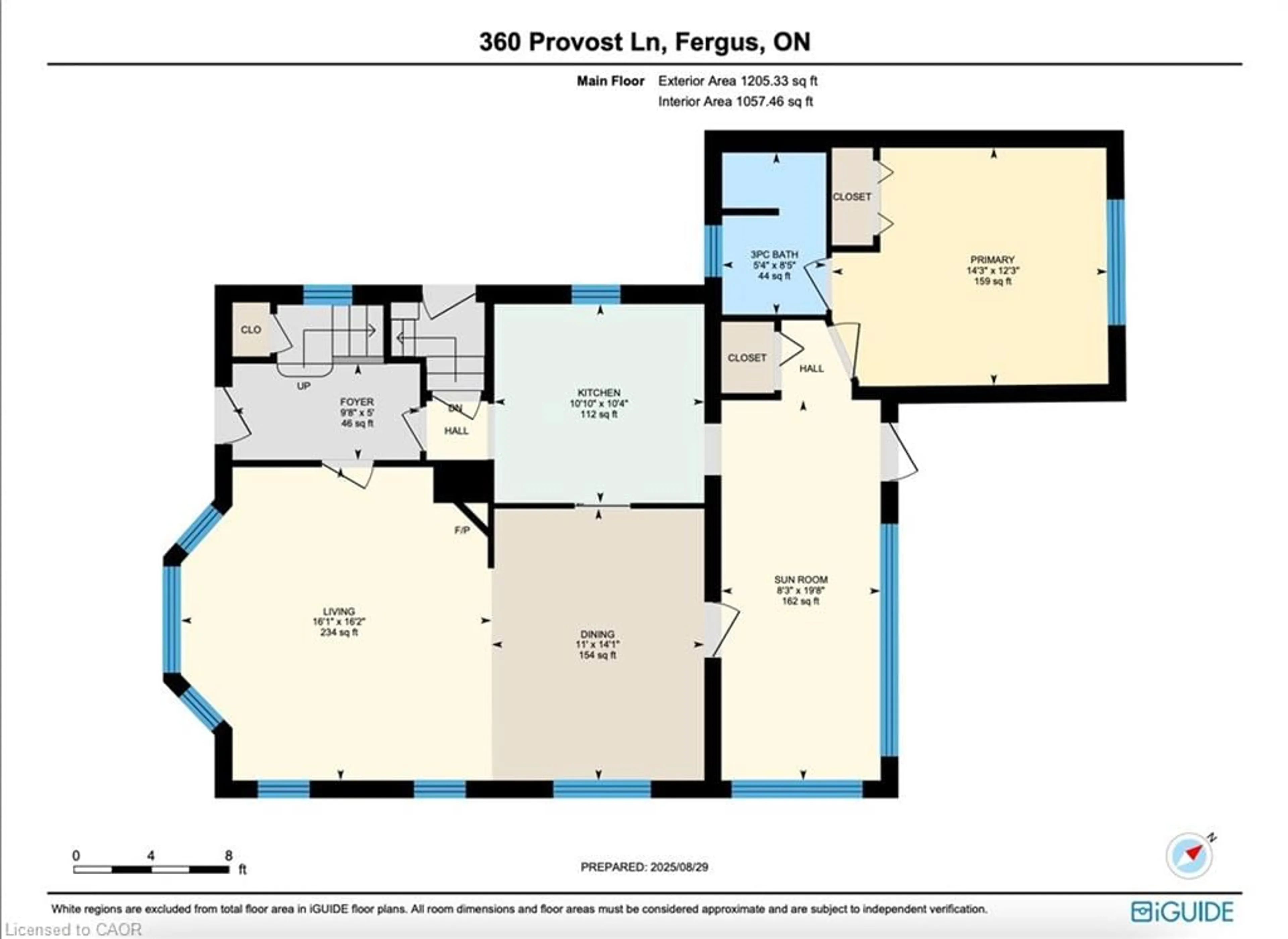 Floor plan for 360 Provost Lane, Fergus Ontario N1M 2N1