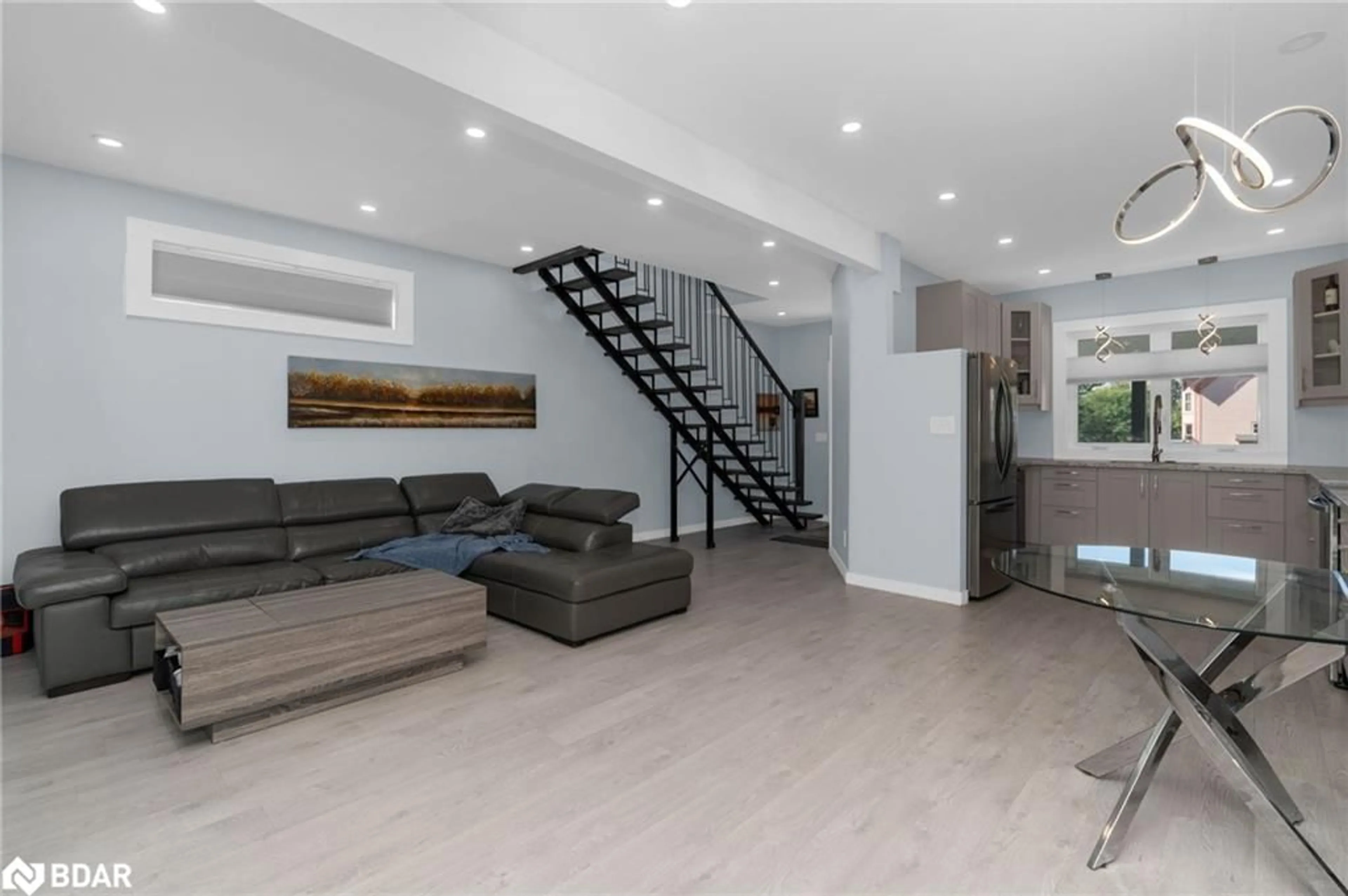 Living room with furniture, unknown for 14 Fetterly St, Huntsville Ontario P1H 1K8