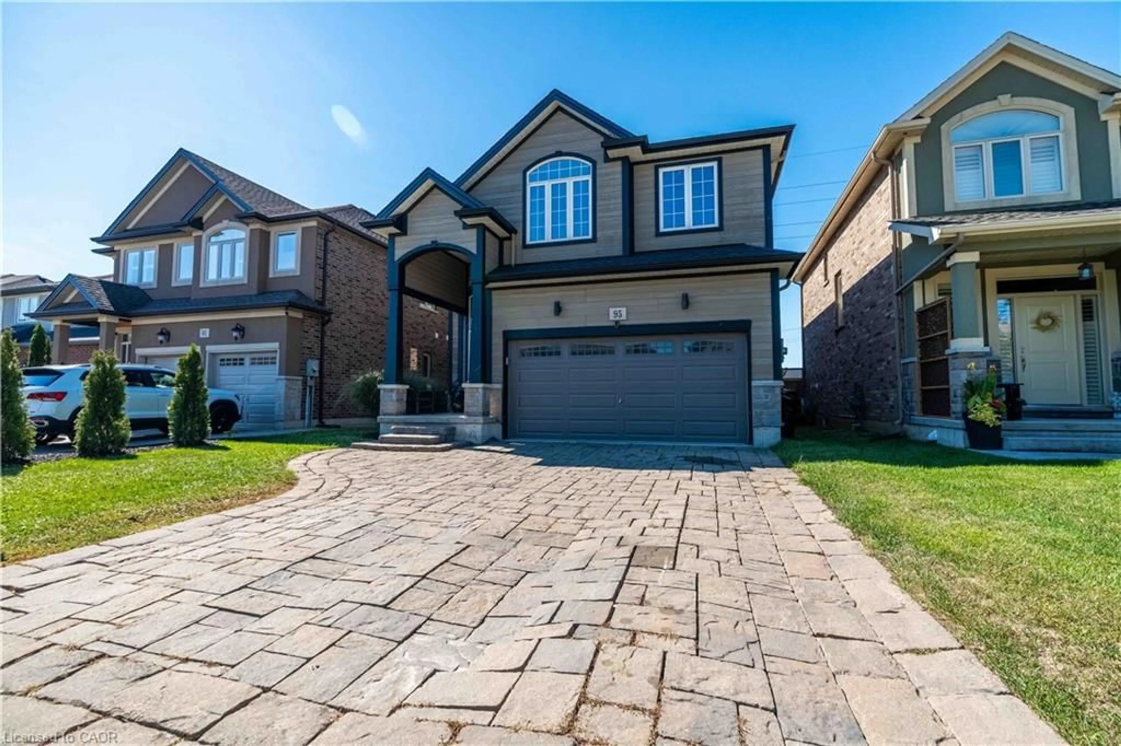 Home with brick exterior material, street for 95 Greti Dr, Hamilton Ontario L9B 0E3