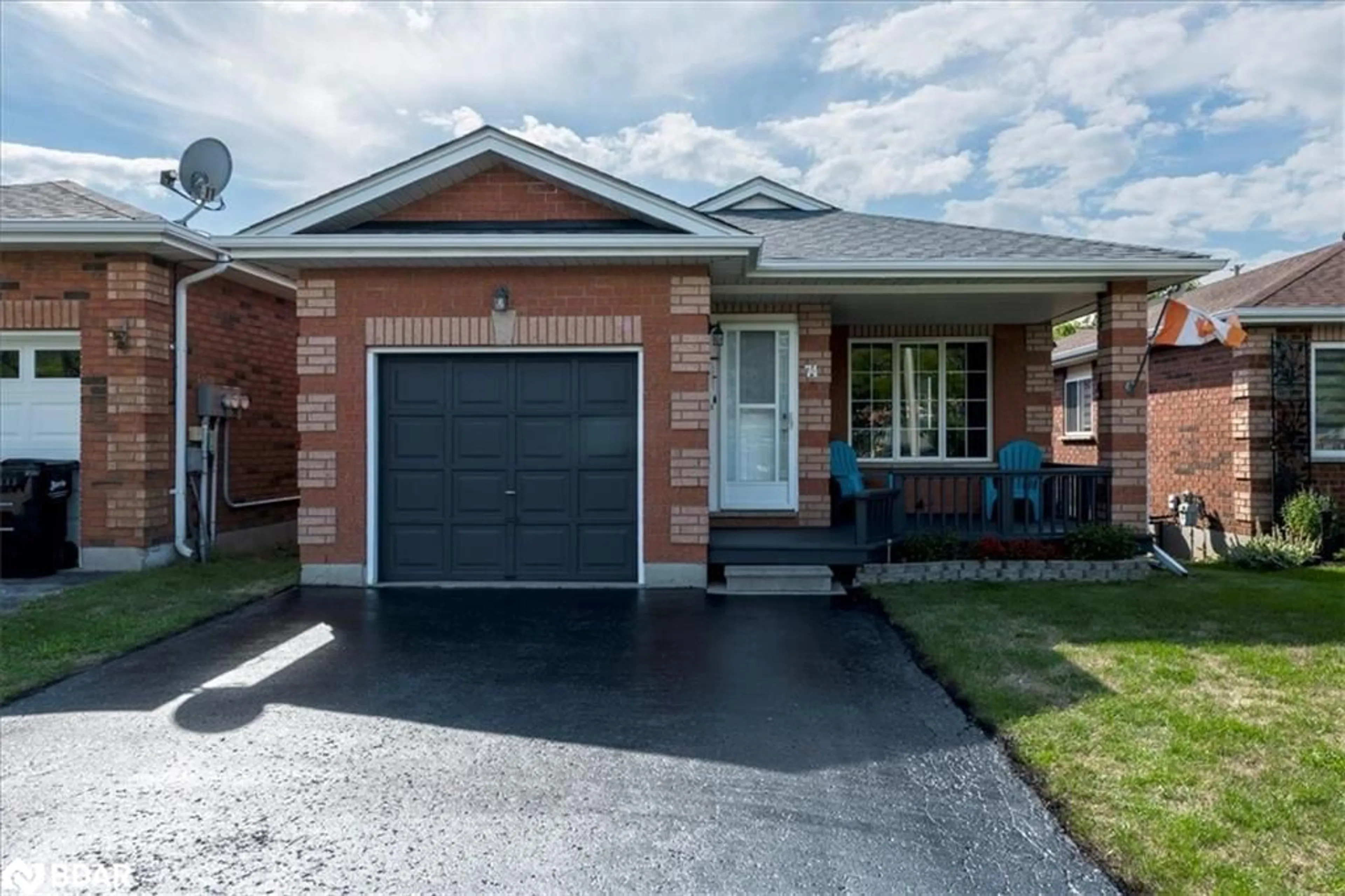 Home with brick exterior material, street for 74 Sundew Dr, Barrie Ontario L4N 9M1