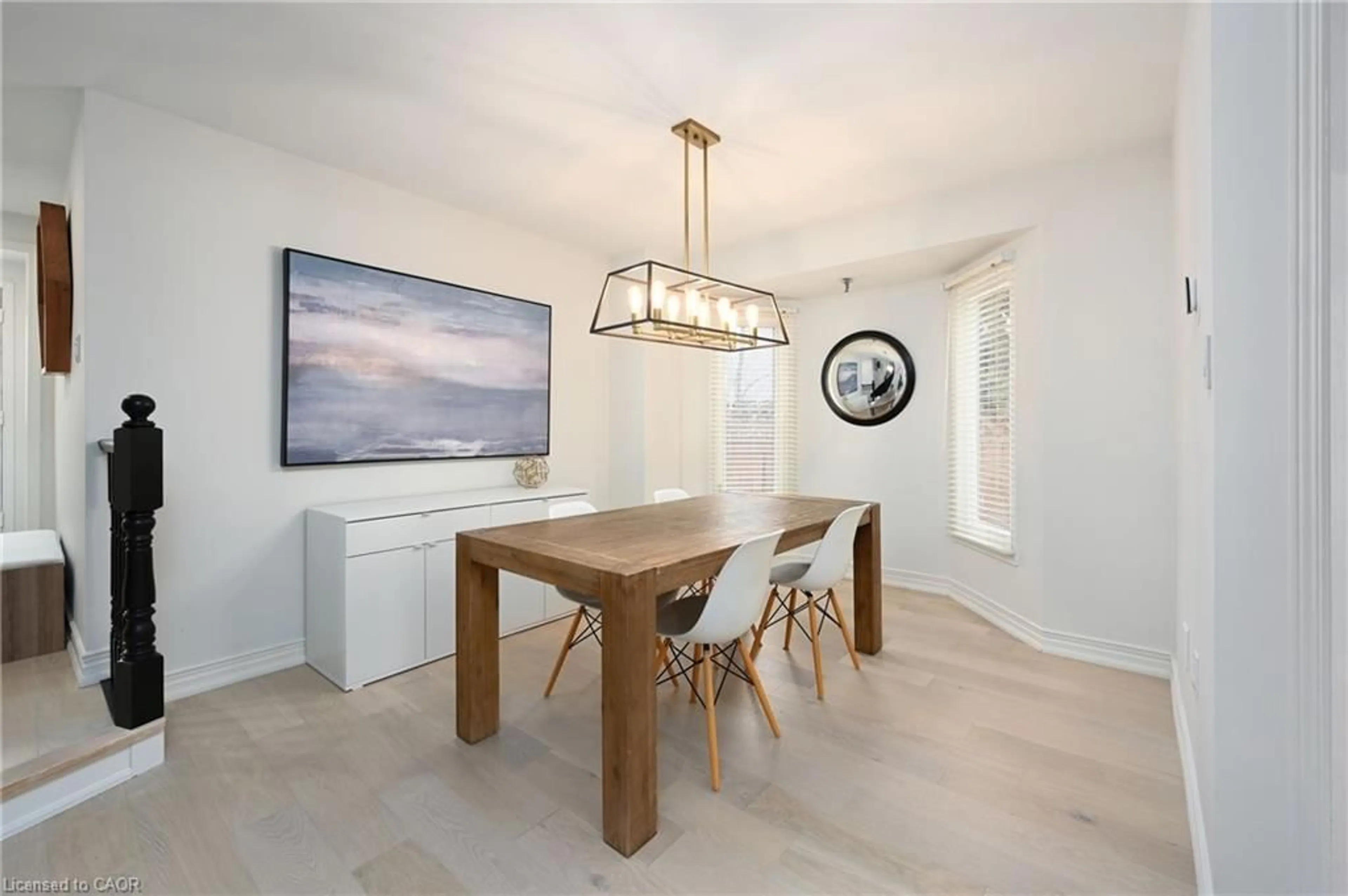 Dining room, wood/laminate floor for 30 Nelson St, Oakville Ontario L6L 3H6