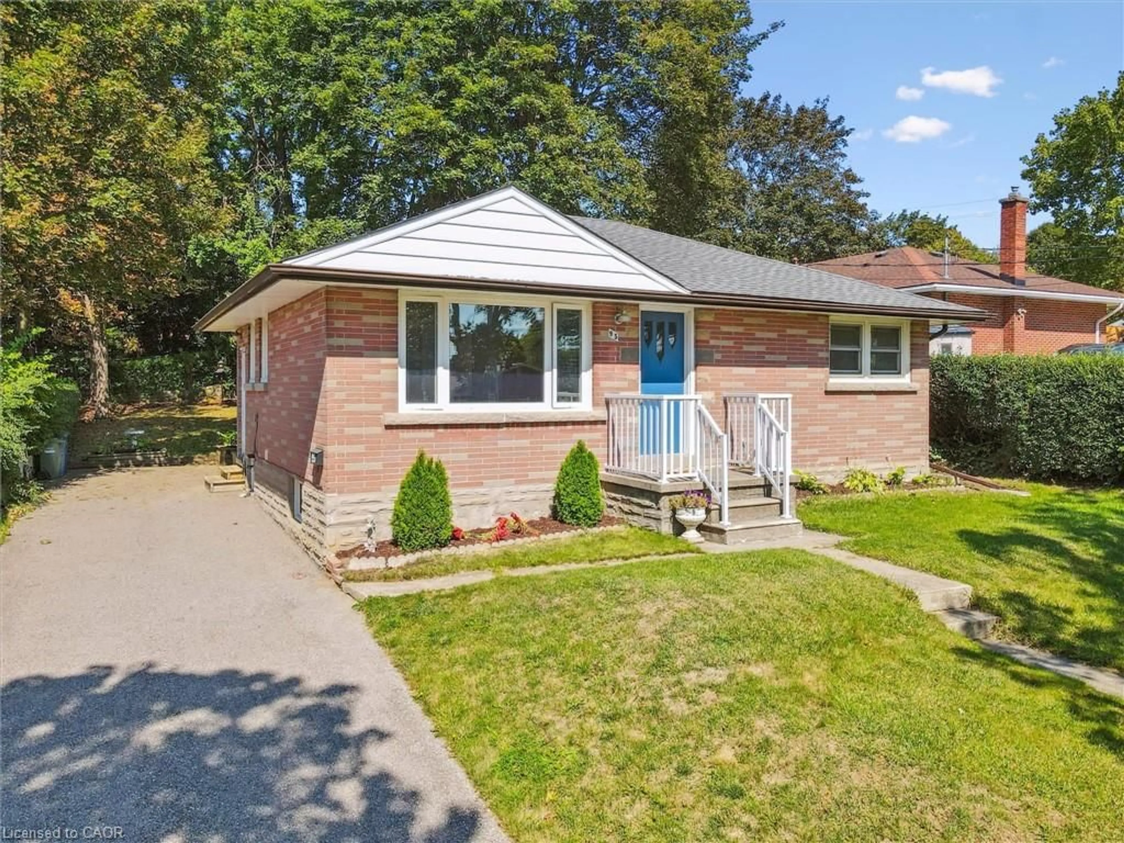 Home with brick exterior material, street for 95 Ottawa Cres, Guelph Ontario N1E 2B1