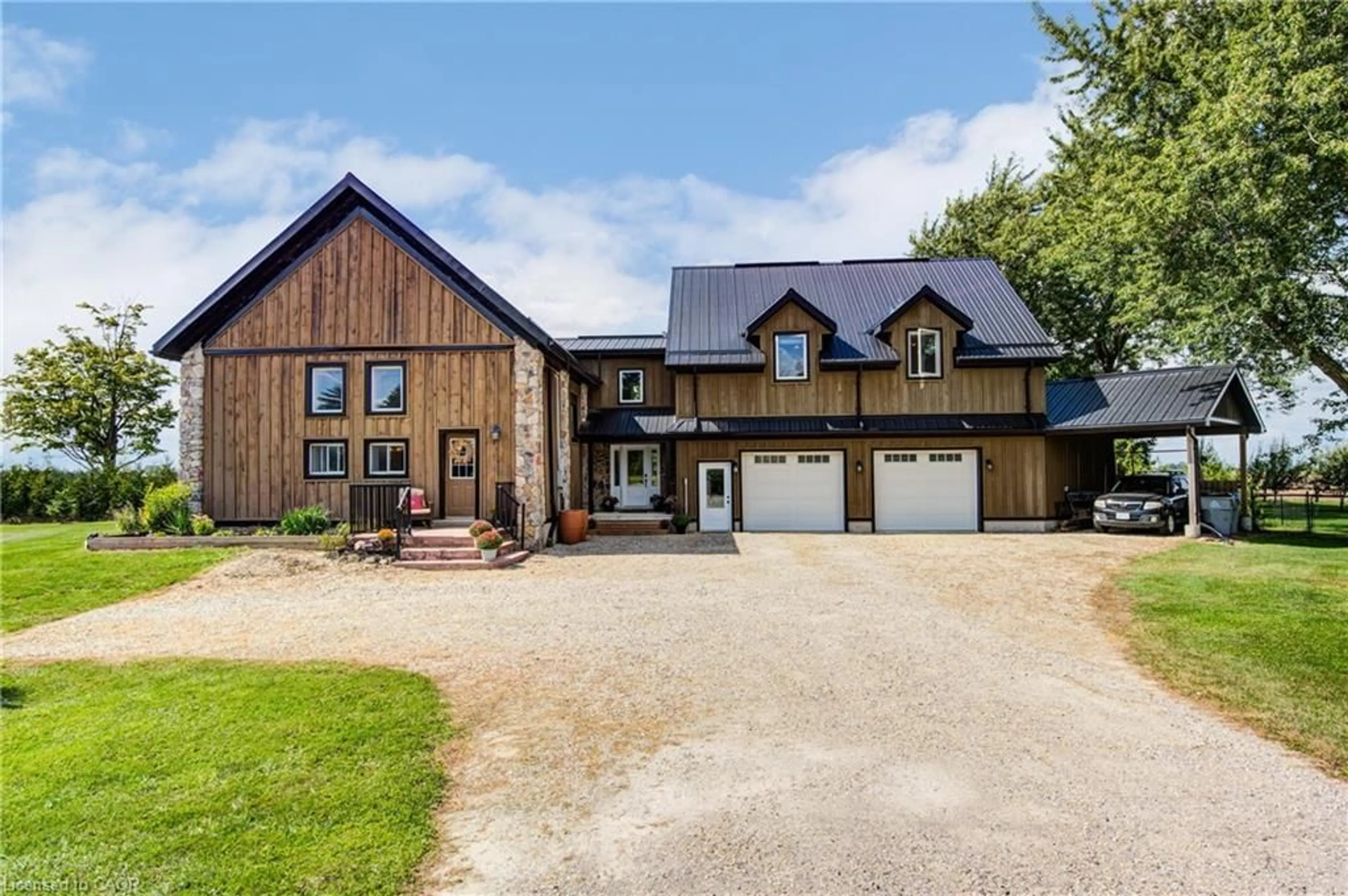 A pic from outside/outdoor area/front of a property/back of a property/a pic from drone, unknown for 5098 Perth Road 164, Rr 5, Bornholm Ontario N0K 1N0