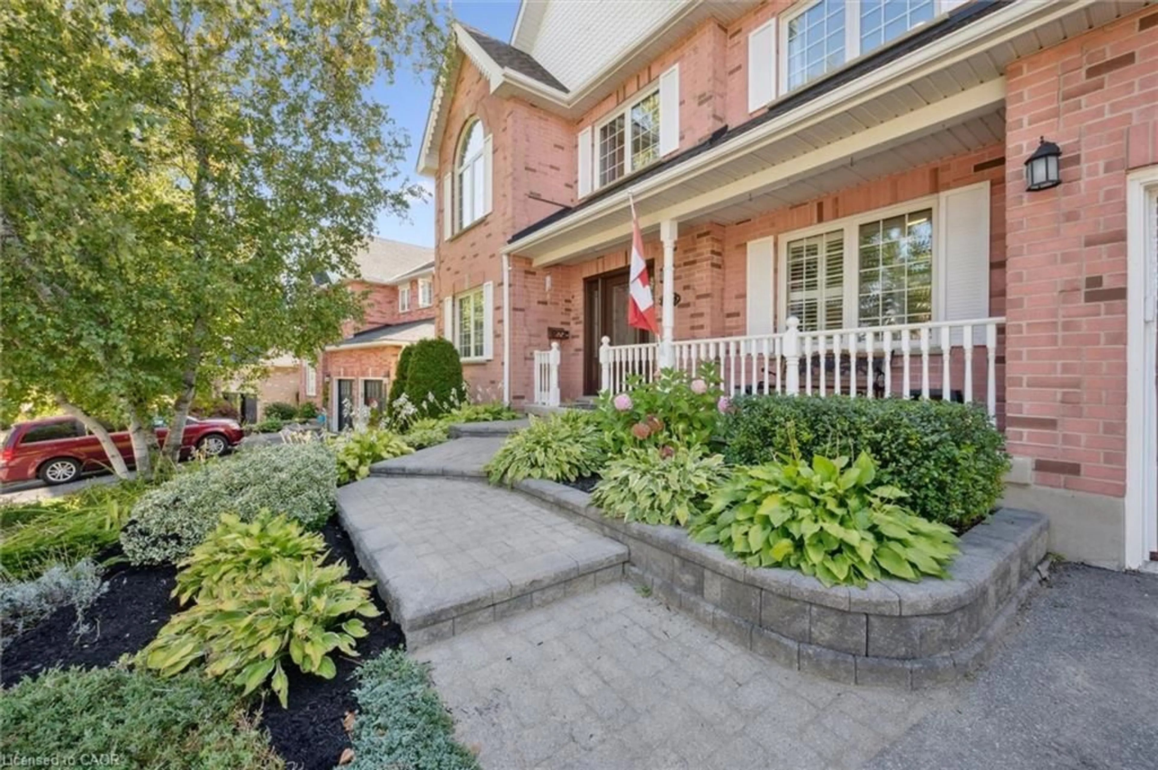 Home with brick exterior material, street for 114 Windrush Trail, Kitchener Ontario N2P 2B3