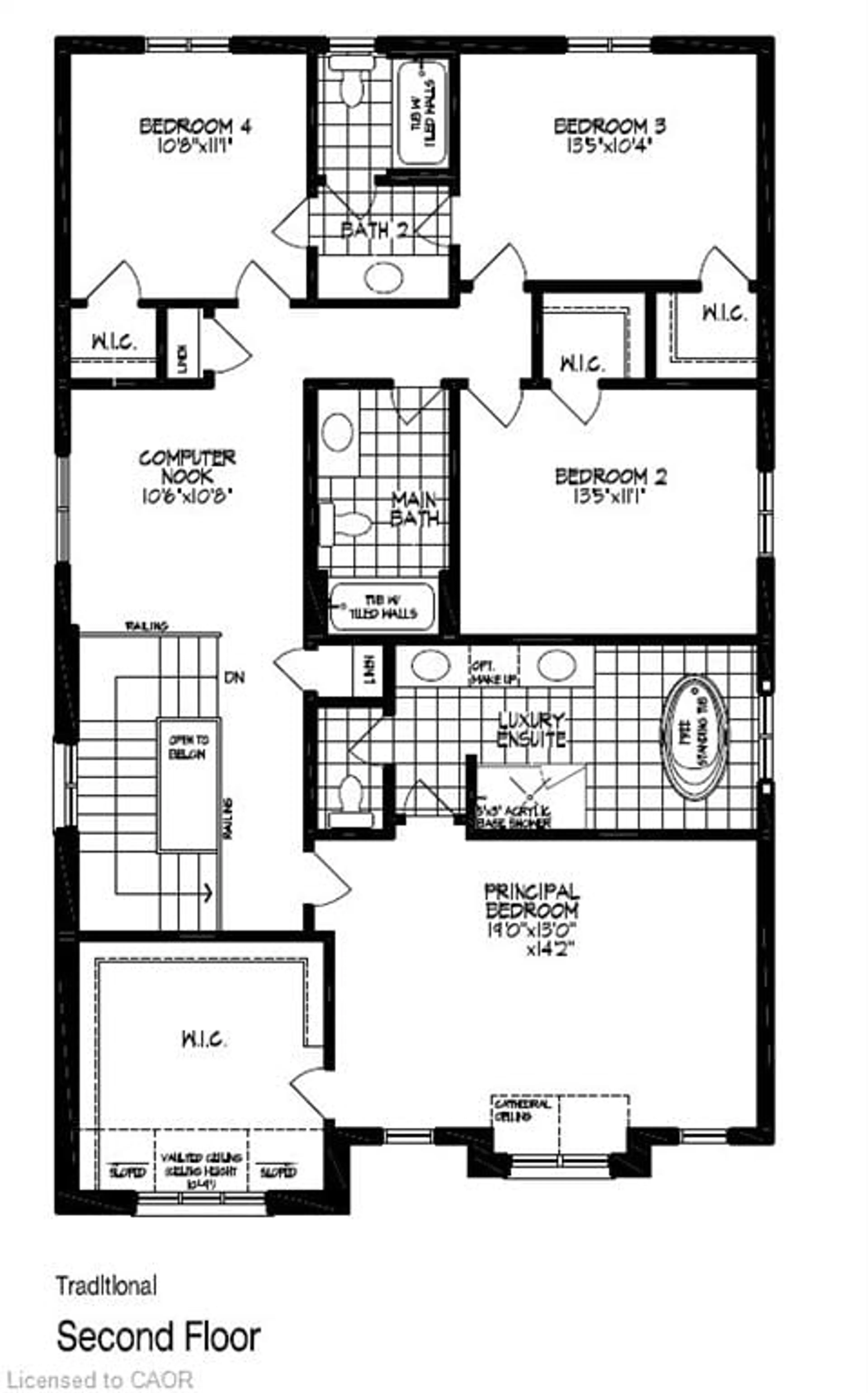 Floor plan for 50 Pine Warbler Dr #Lot 0024, Kitchener Ontario N2P 0K7