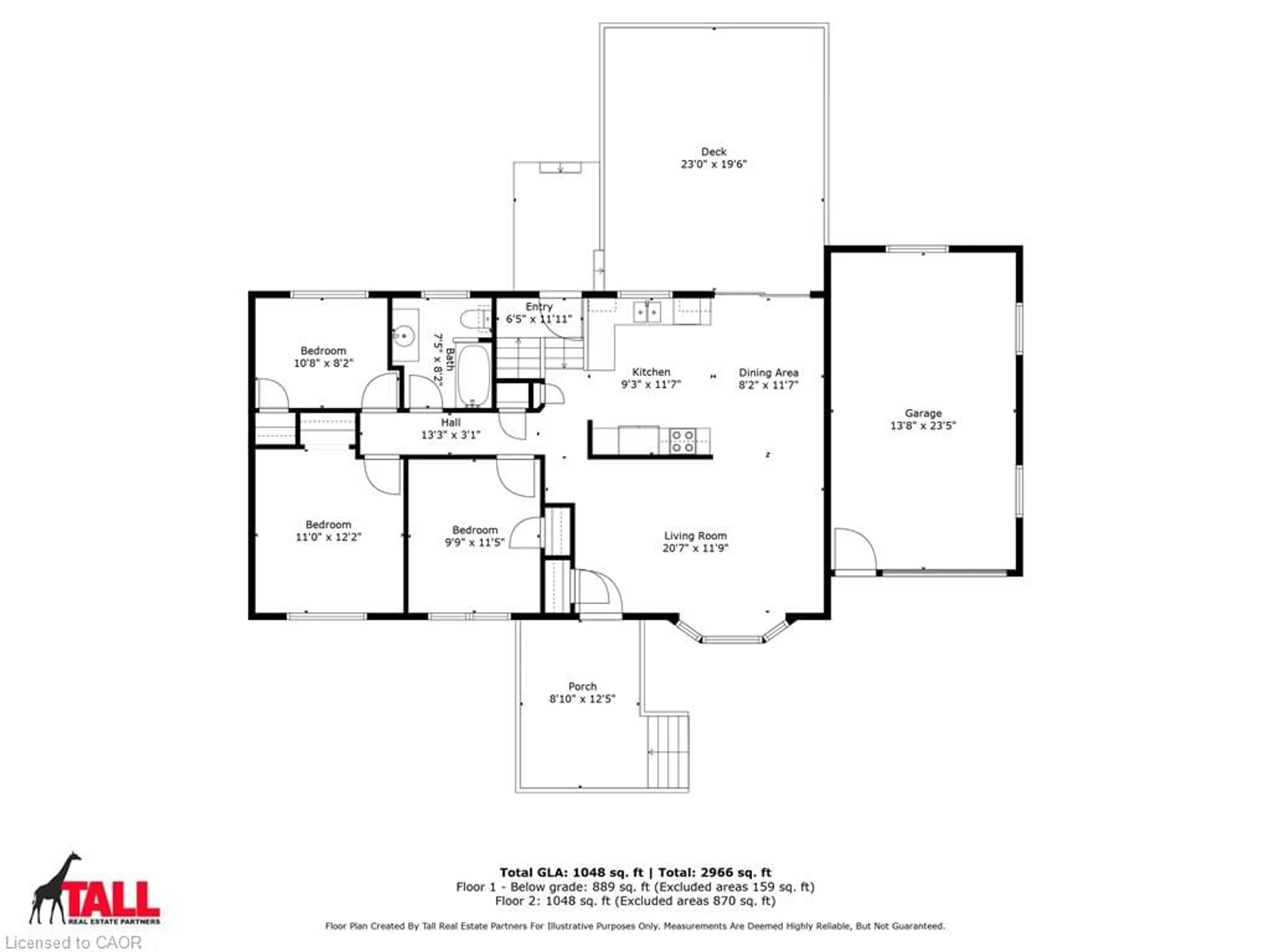 Floor plan for 7 Craig Blvd, Grimsby Ontario L3M 4C2