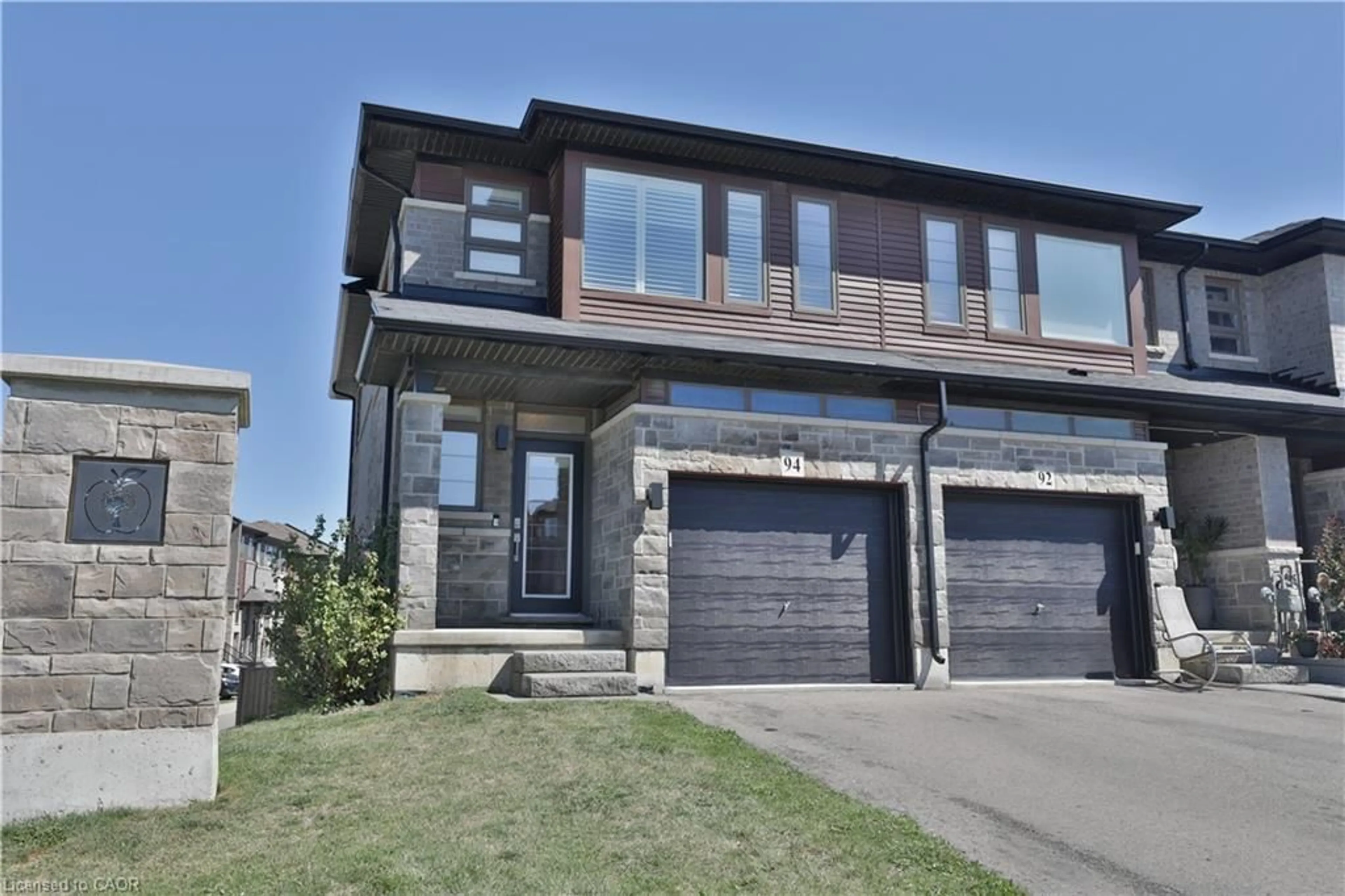 Home with brick exterior material, street for 94 Soho St, Stoney Creek Ontario L8J 0L4