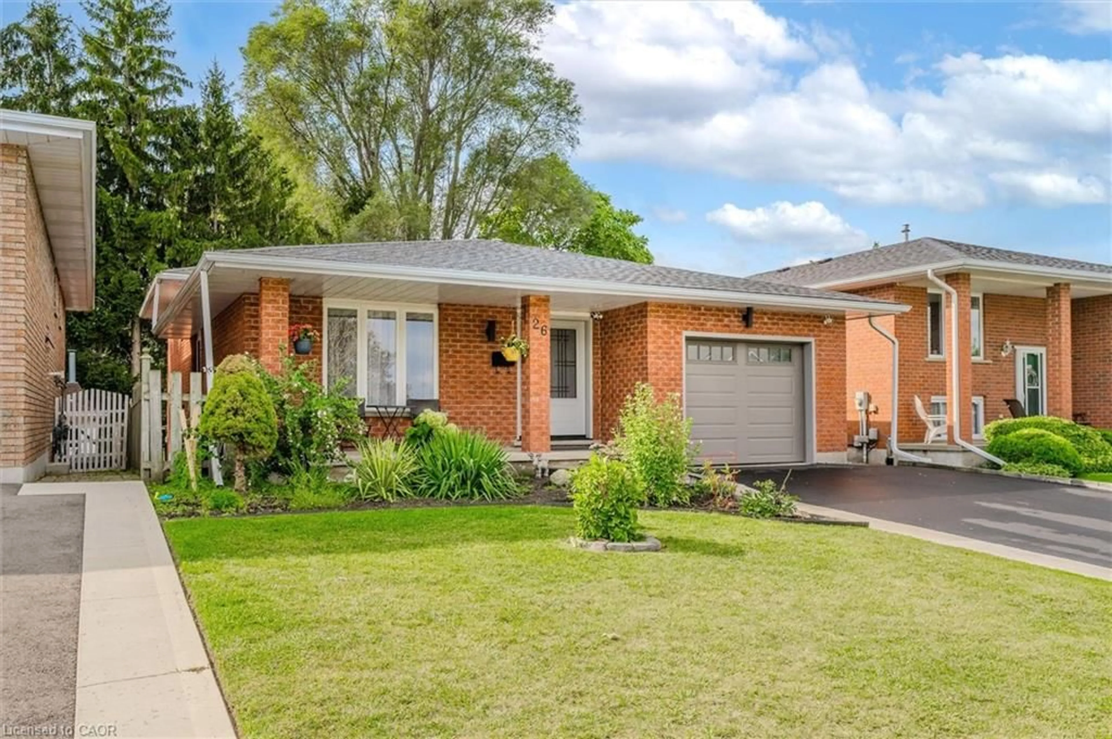 Home with brick exterior material, street for 26 Lorraine Dr, Cambridge Ontario N1R 6P6