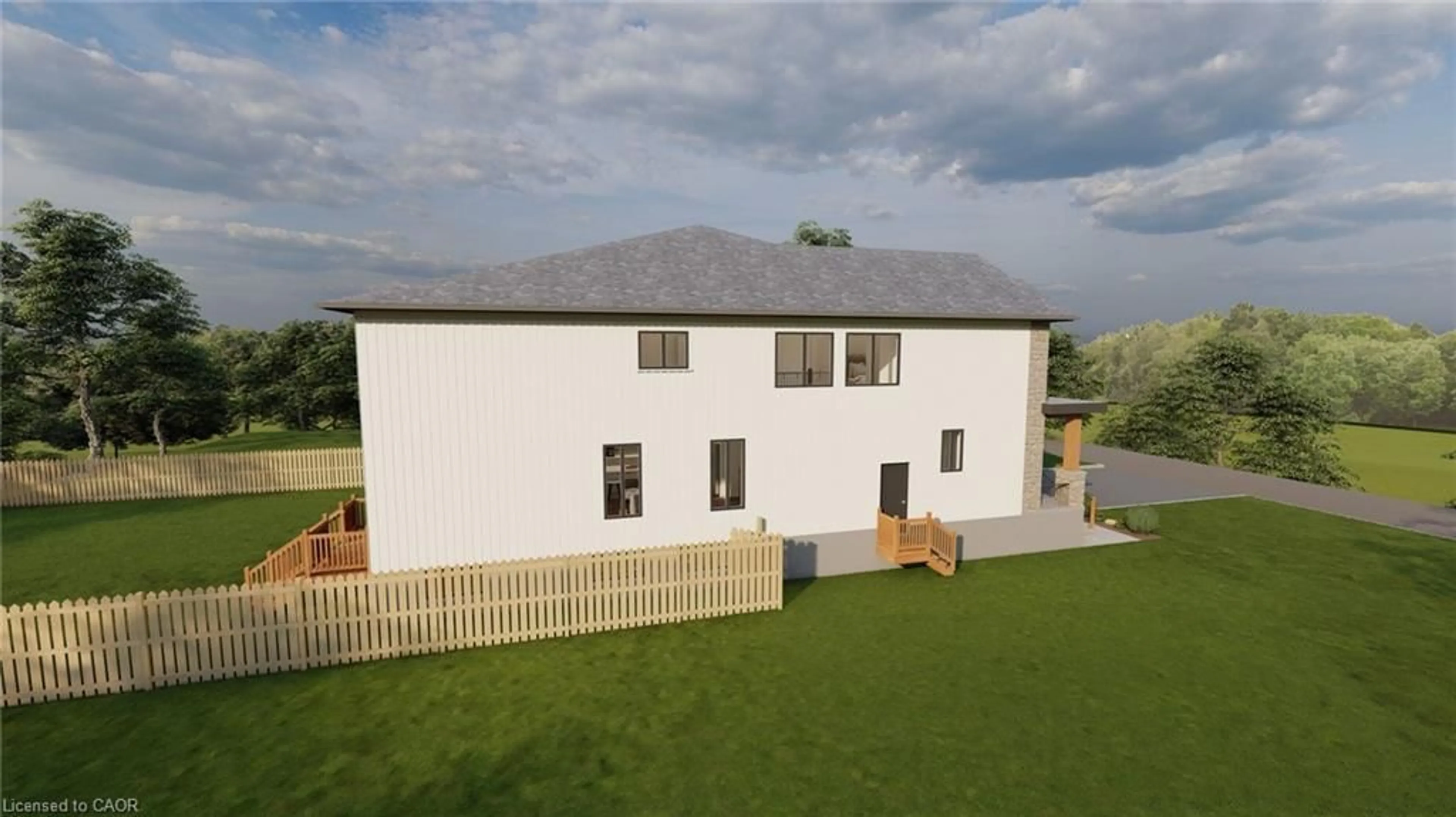 A pic from outside/outdoor area/front of a property/back of a property/a pic from drone, building for 133 Pugh St, Milverton Ontario N0K 1M0