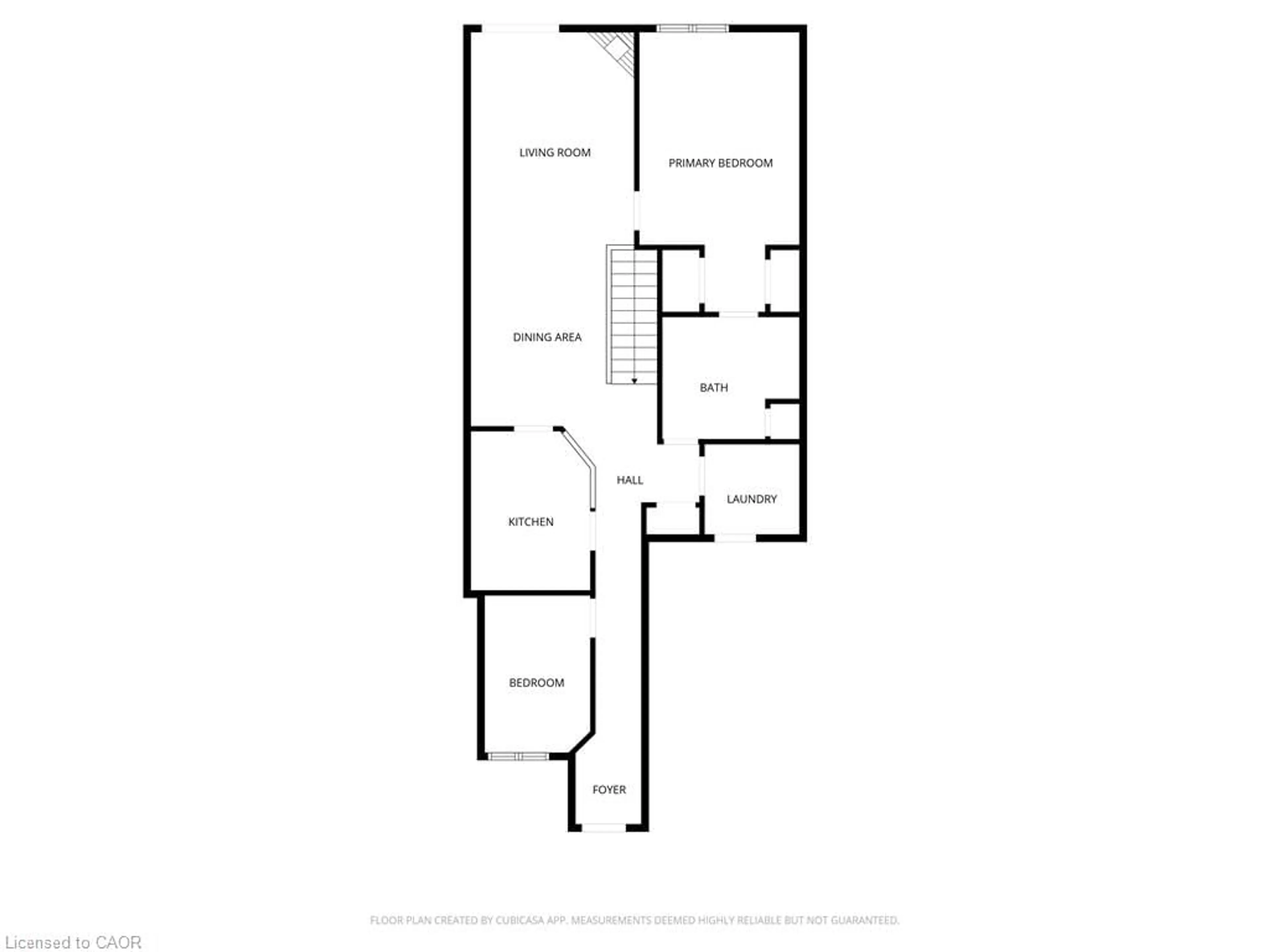 Floor plan for 60 Rice Ave #20, Hamilton Ontario L9C 7S3