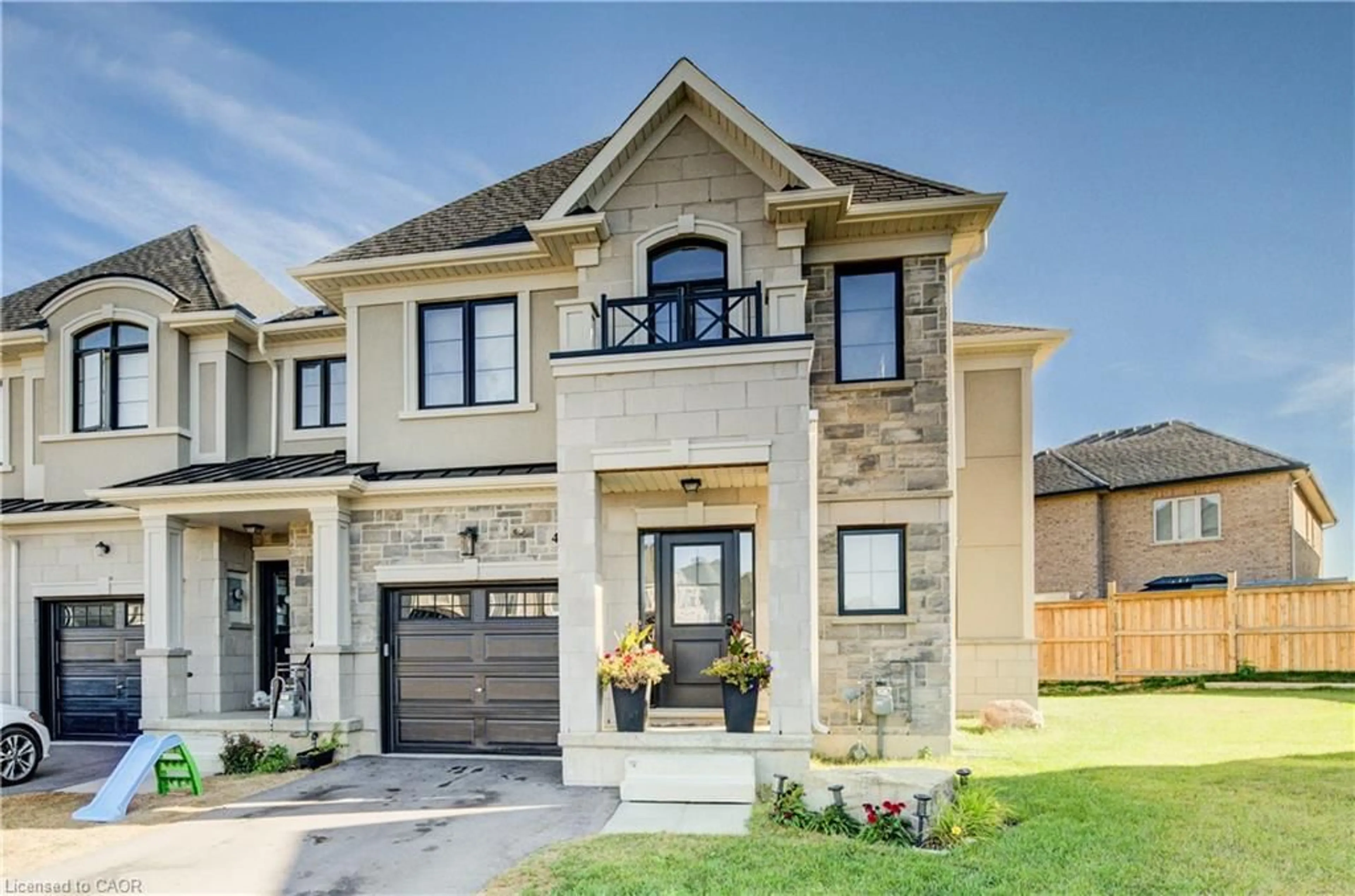 Home with brick exterior material, street for 43 Genoa Drive Dr, Hamilton Ontario L9B 0K1