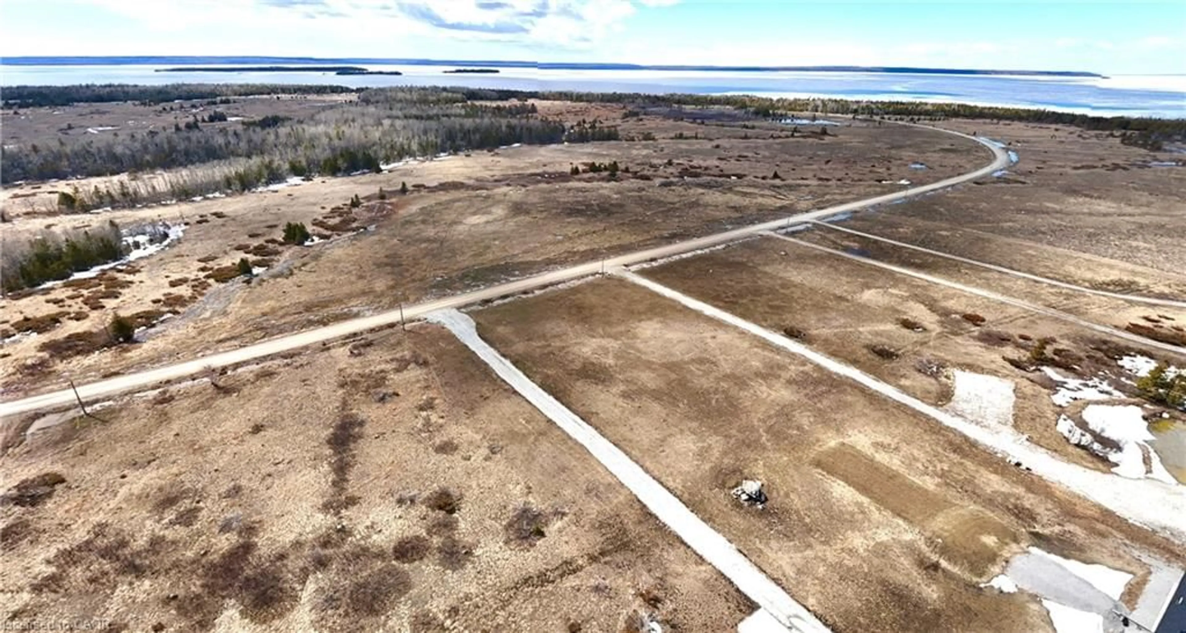 A pic from outside/outdoor area/front of a property/back of a property/a pic from drone, water/lake/river/ocean view for LOT 6 Goosecap Cres, Gore Bay Ontario P0P 1H0
