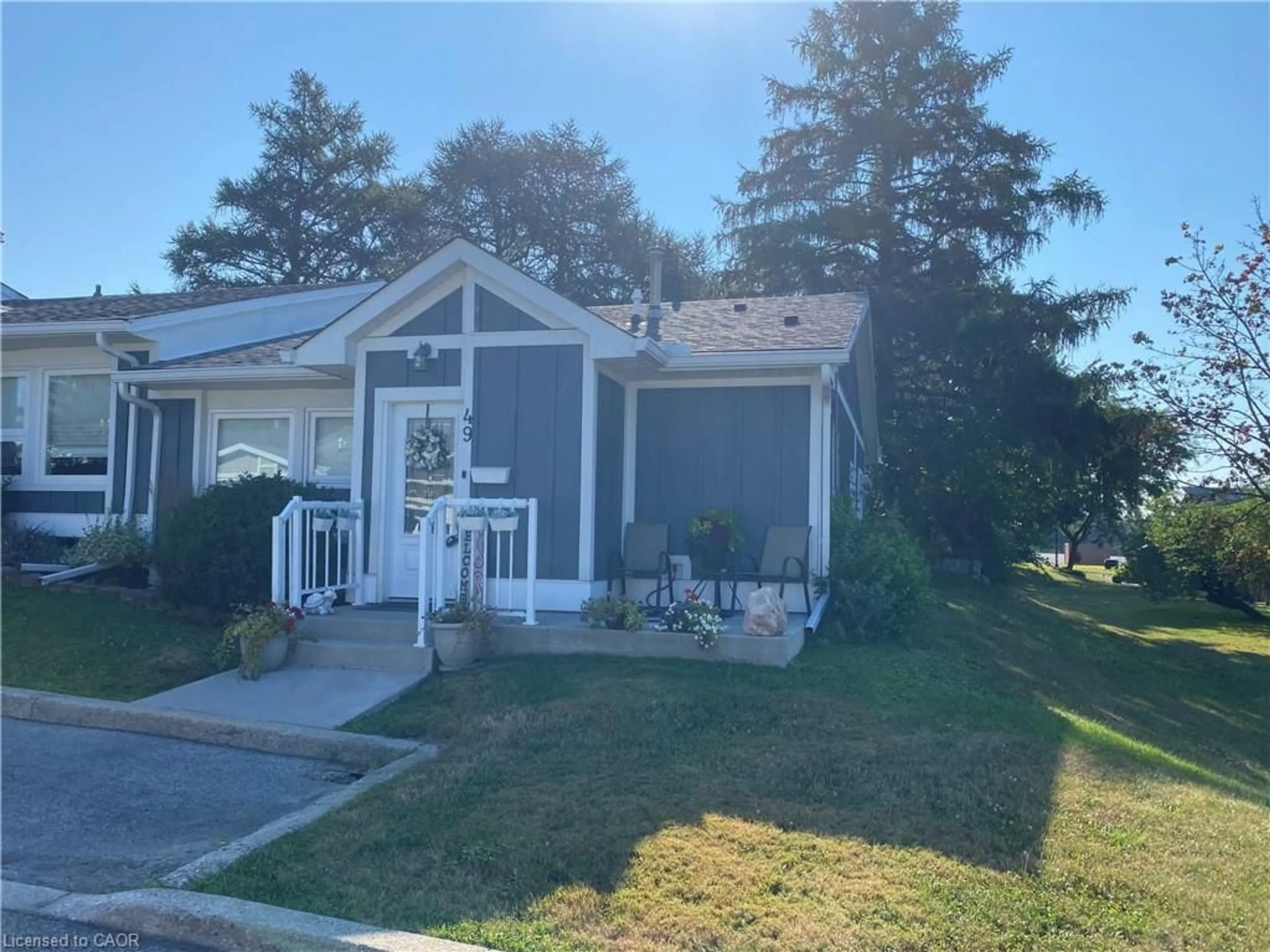 Home with vinyl exterior material, street for 49 Bishop Reding Trail, Hamilton Ontario L9B 2L7