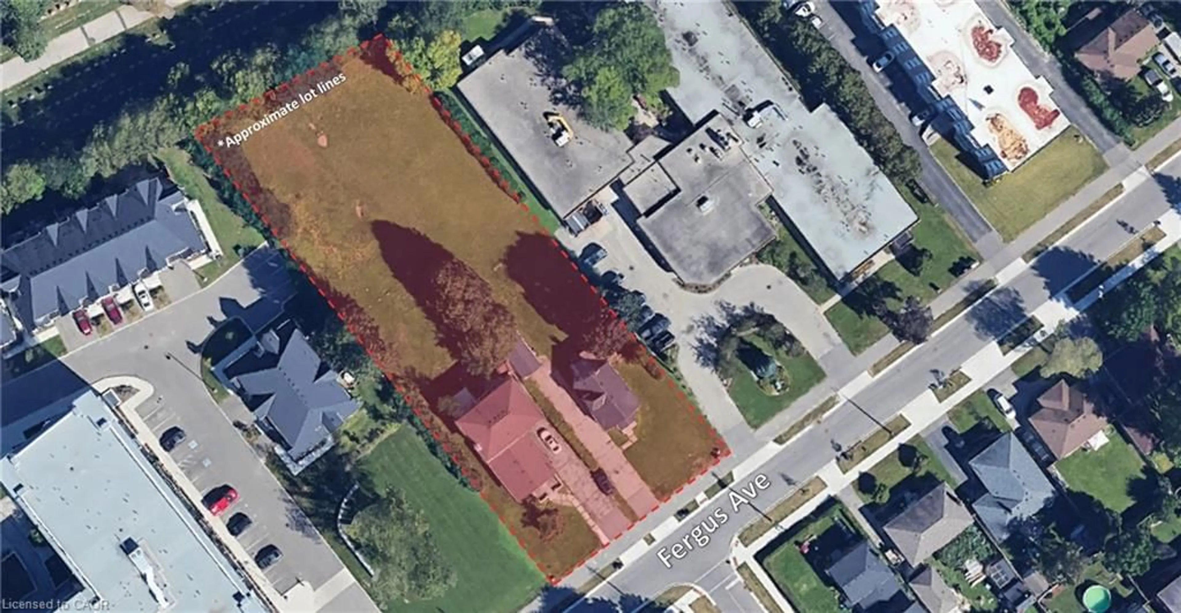 A pic from outside/outdoor area/front of a property/back of a property/a pic from drone, street for 142 & 146 Fergus Ave, Kitchener Ontario N2A 2H2