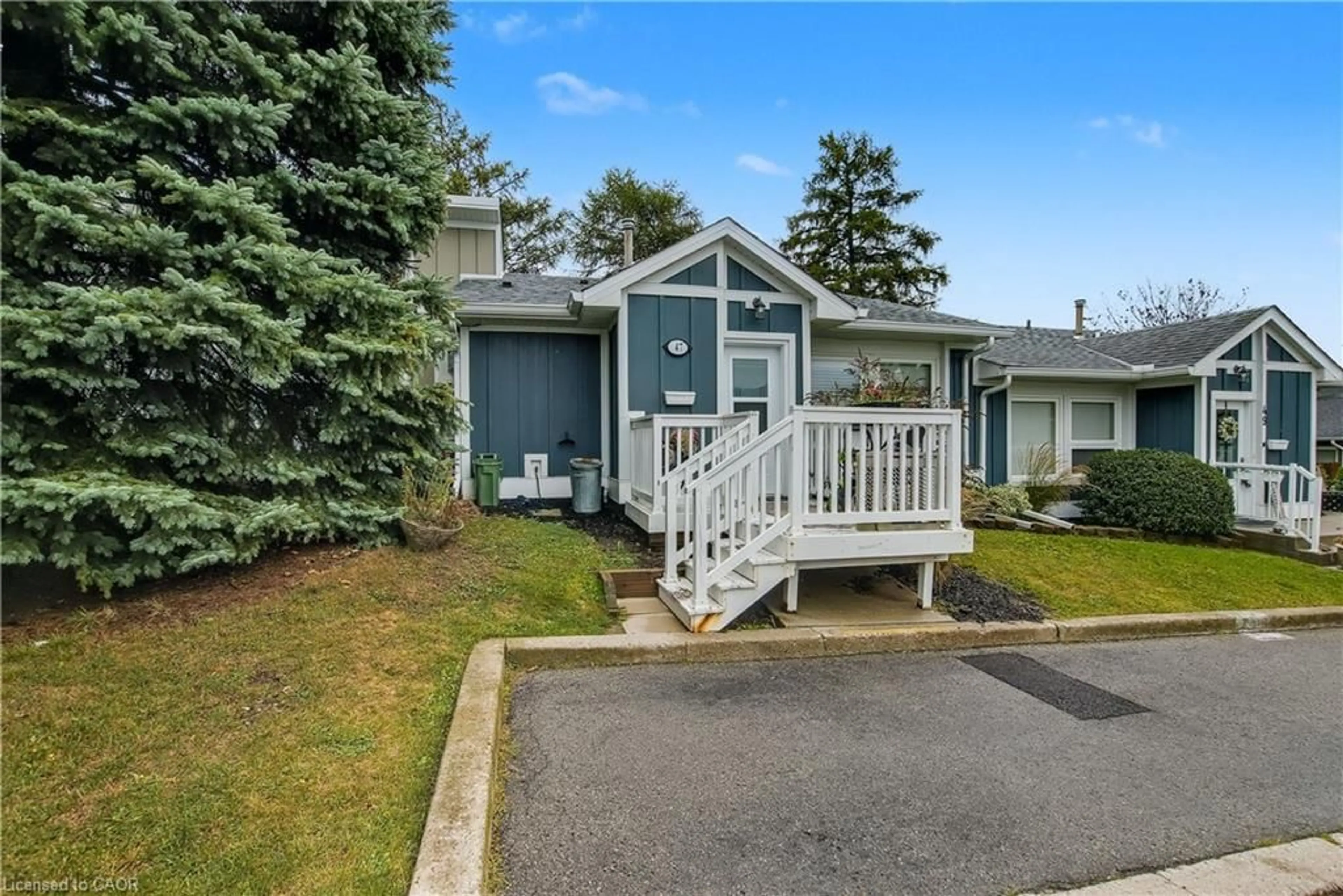 Home with vinyl exterior material, street for 47 Bishop Reding Trail, Hamilton Ontario L9B 2L7