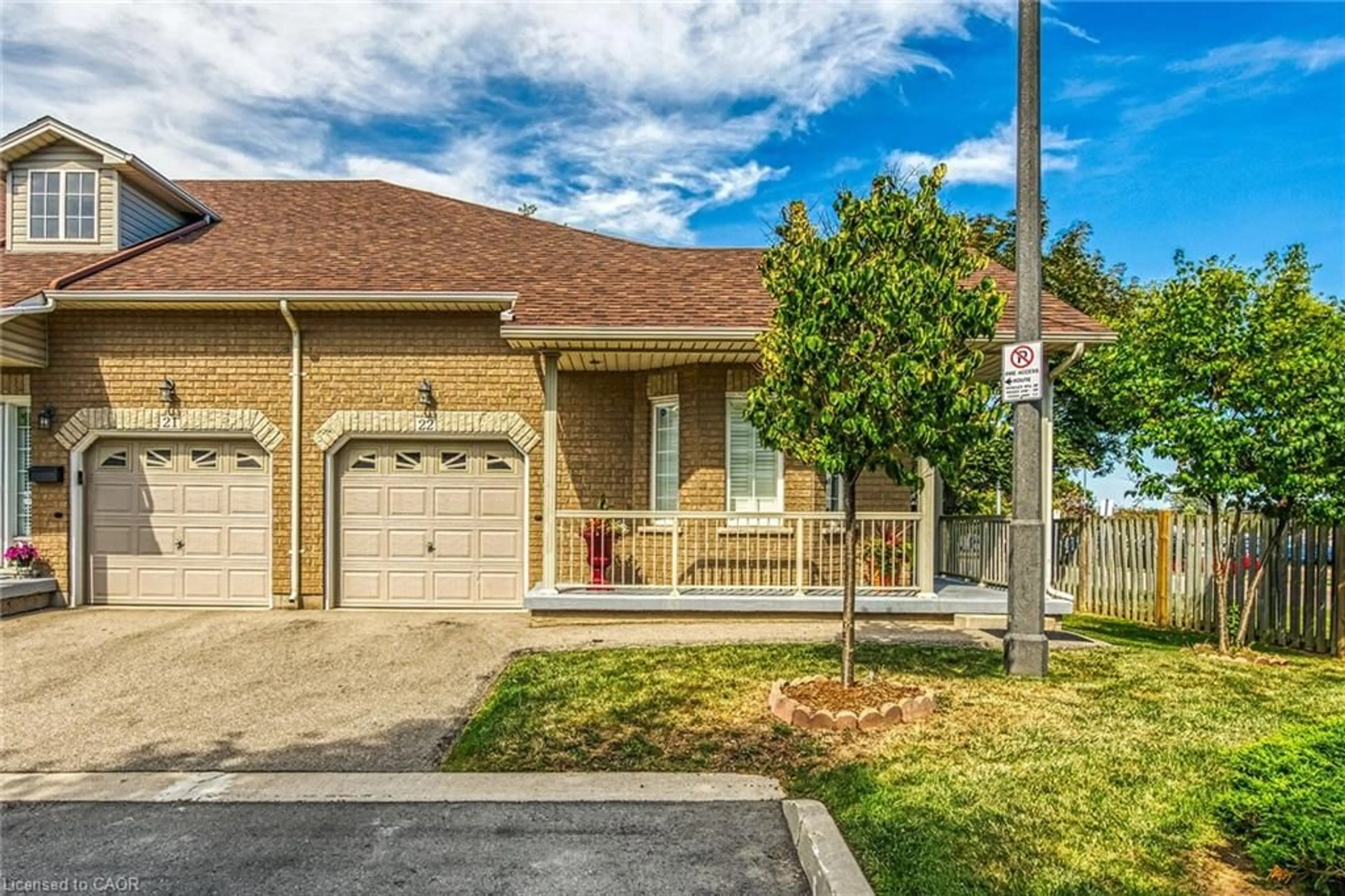 Home with brick exterior material, street for 213 Nash Rd #22, Hamilton Ontario L8K 6S2