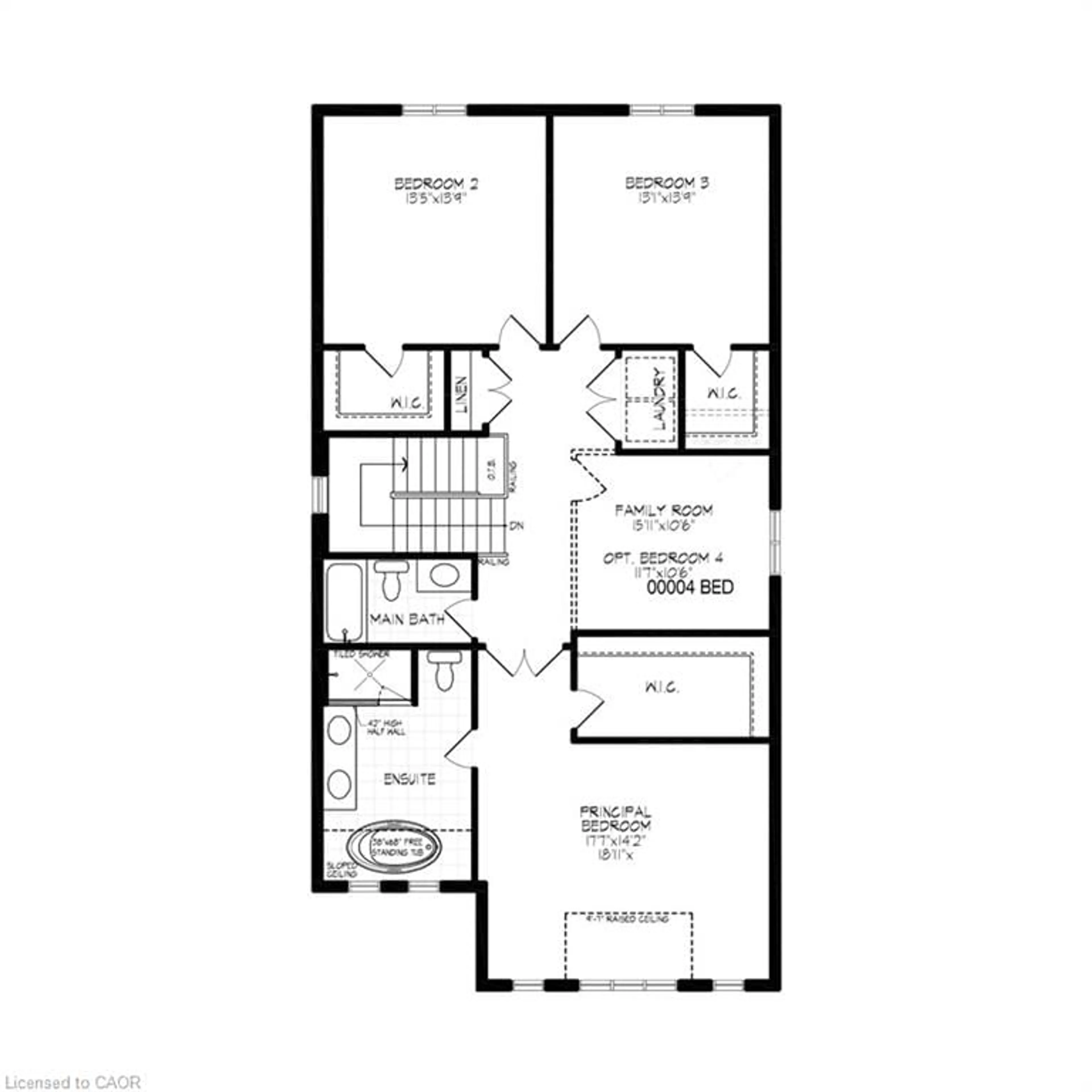 Floor plan for LOT 225 Dominique St, Kitchener Ontario N2E 0J9