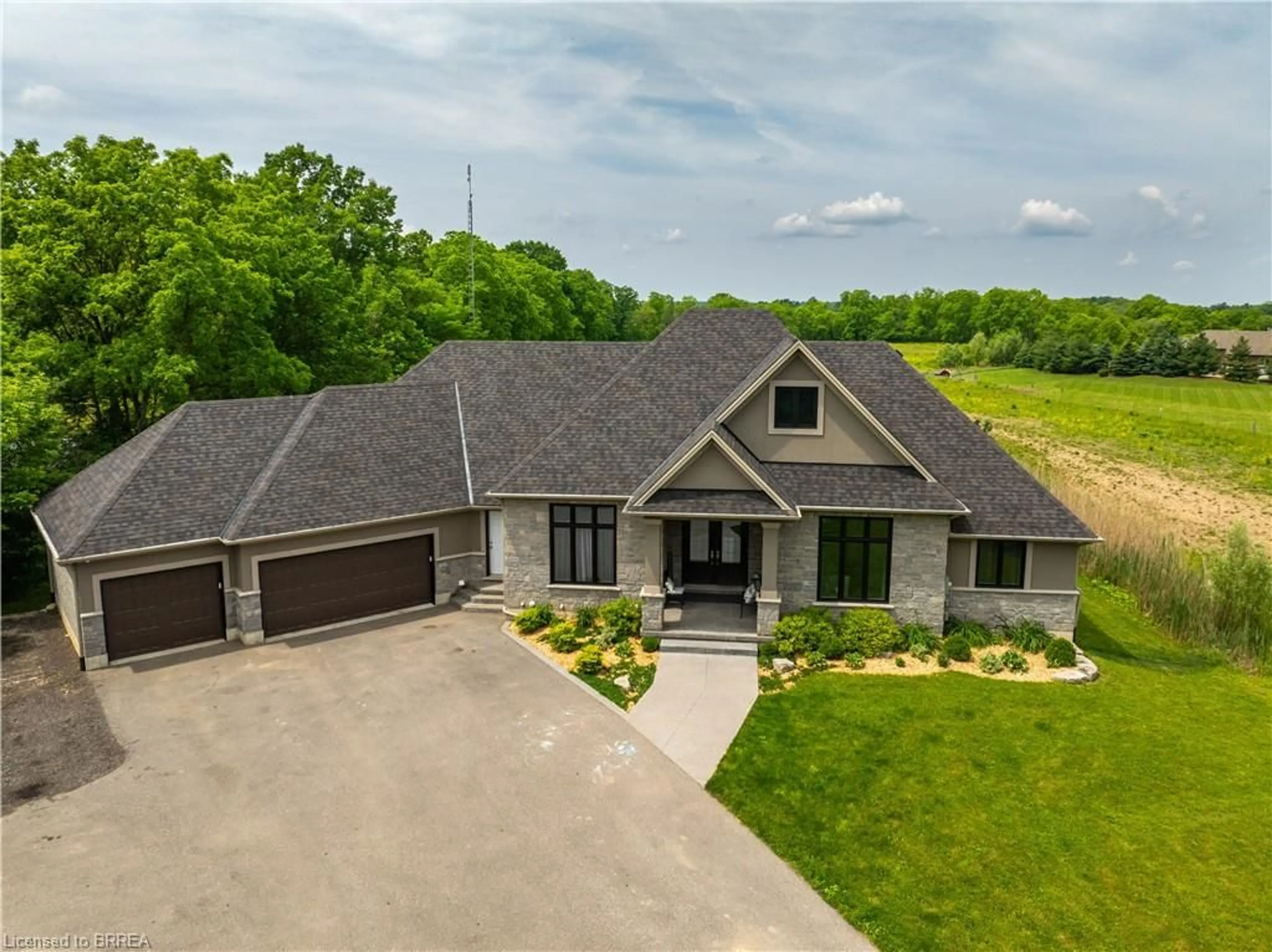 A pic from outside/outdoor area/front of a property/back of a property/a pic from drone, unknown for 97 Mcbay Rd, Brantford Ontario N3S 0H9