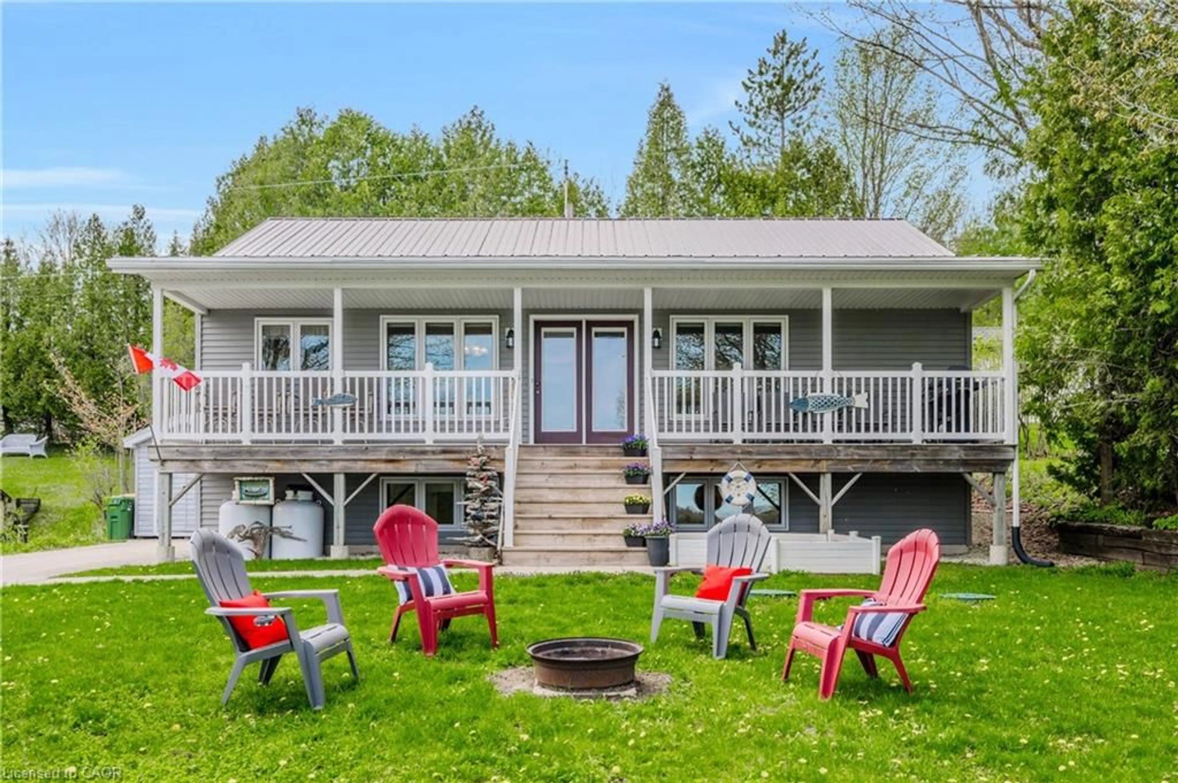 Patio, water/lake/river/ocean view for 133596 Wilcox Lake Rd, Flesherton Ontario N0C 1E0