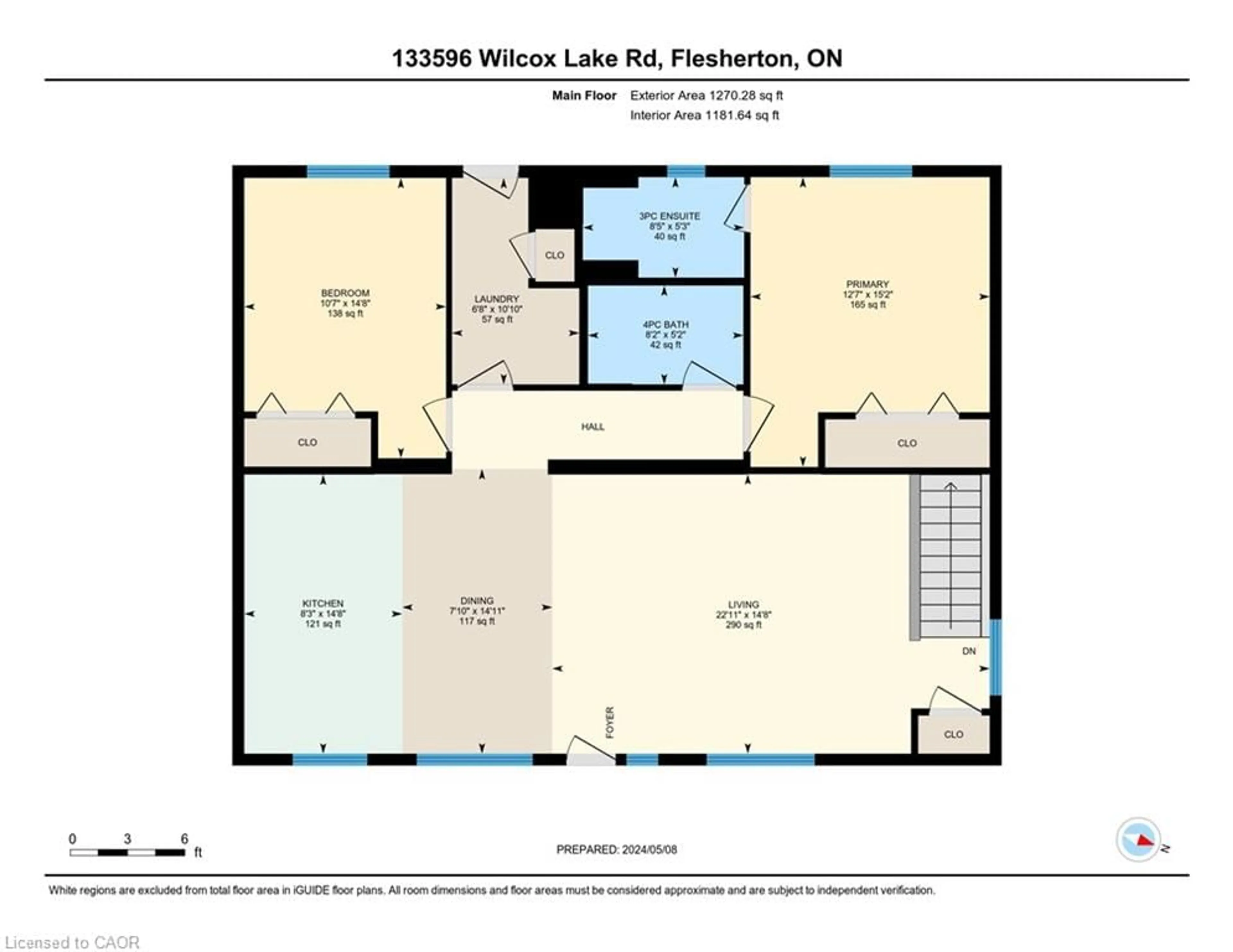 Floor plan for 133596 Wilcox Lake Rd, Flesherton Ontario N0C 1E0