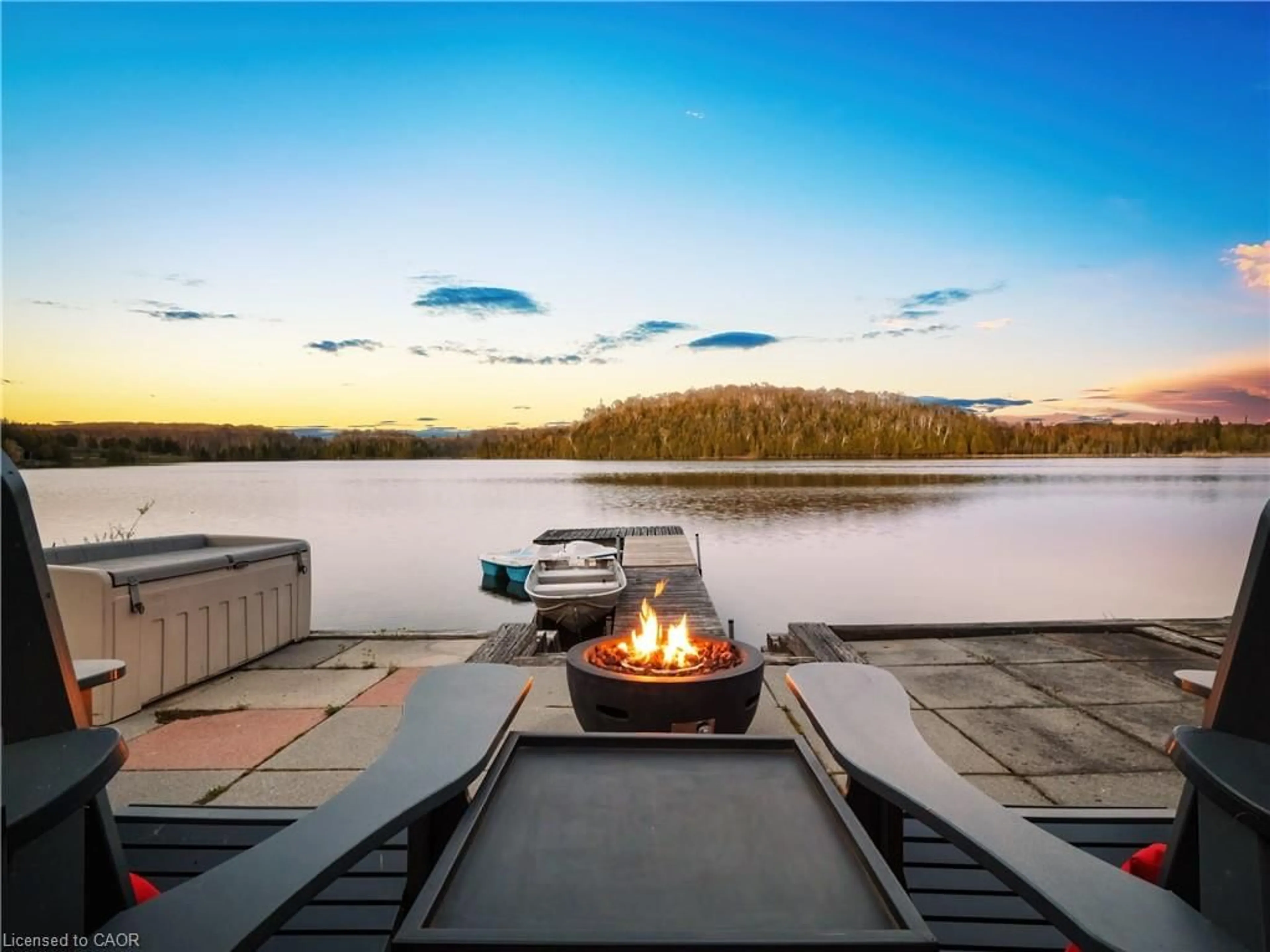 Patio, water/lake/river/ocean view for 133596 Wilcox Lake Rd, Flesherton Ontario N0C 1E0