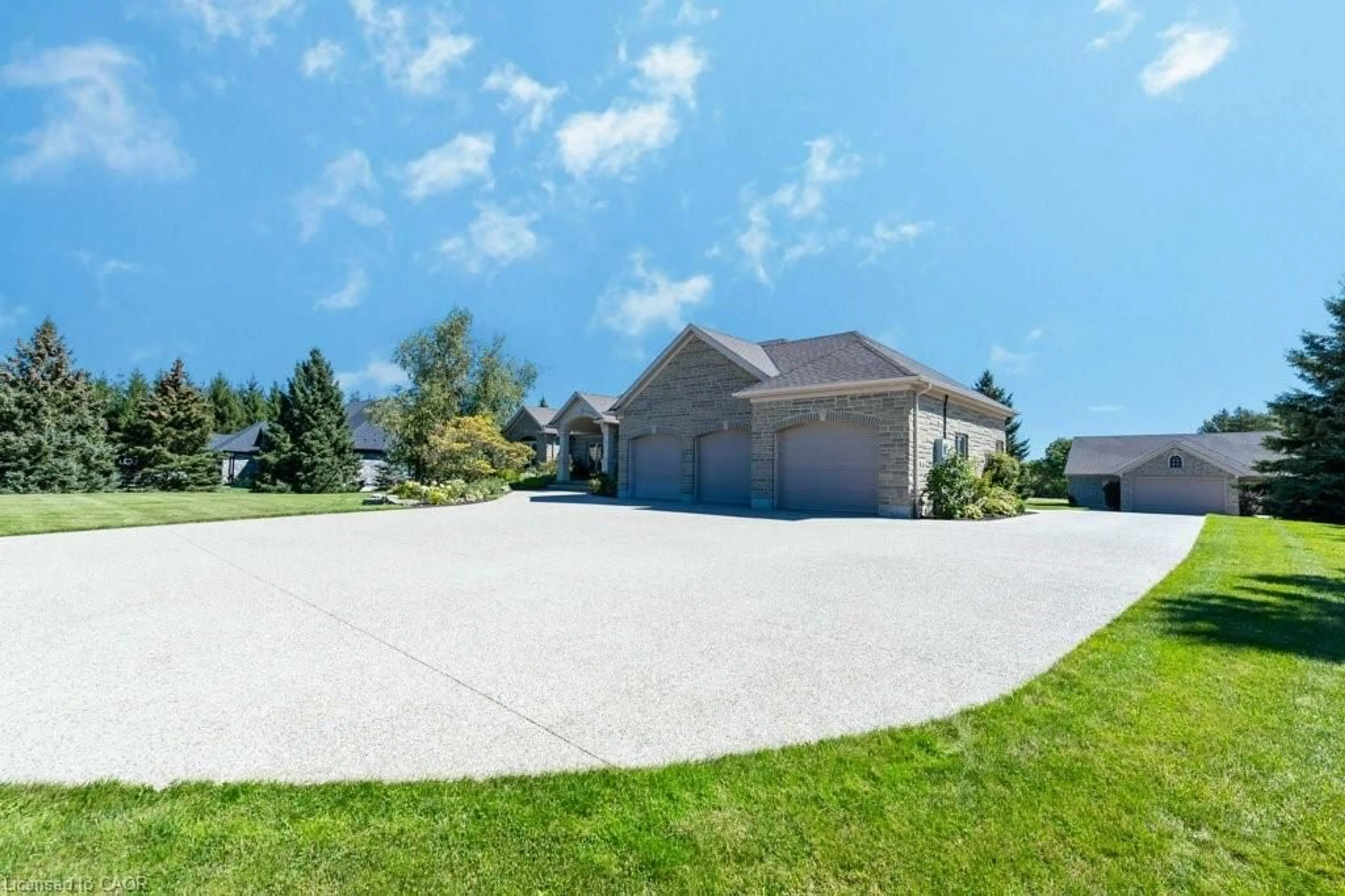 A pic from outside/outdoor area/front of a property/back of a property/a pic from drone, water/lake/river/ocean view for 1825 Moser-Young Rd, Bamberg Ontario N0B 2T0