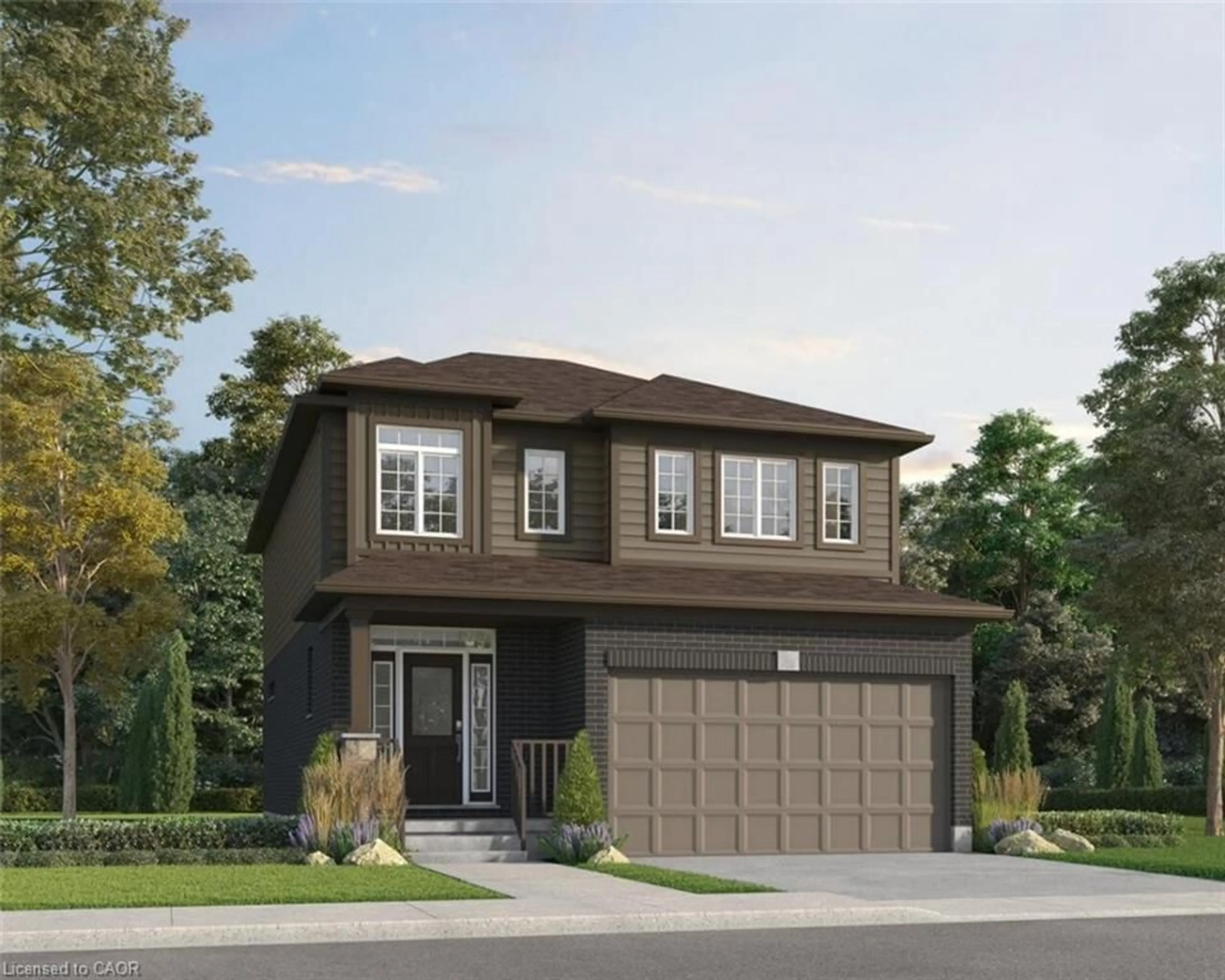 Home with brick exterior material, street for 690 Autumn Willow Dr, Waterloo Ontario N2V 0H9