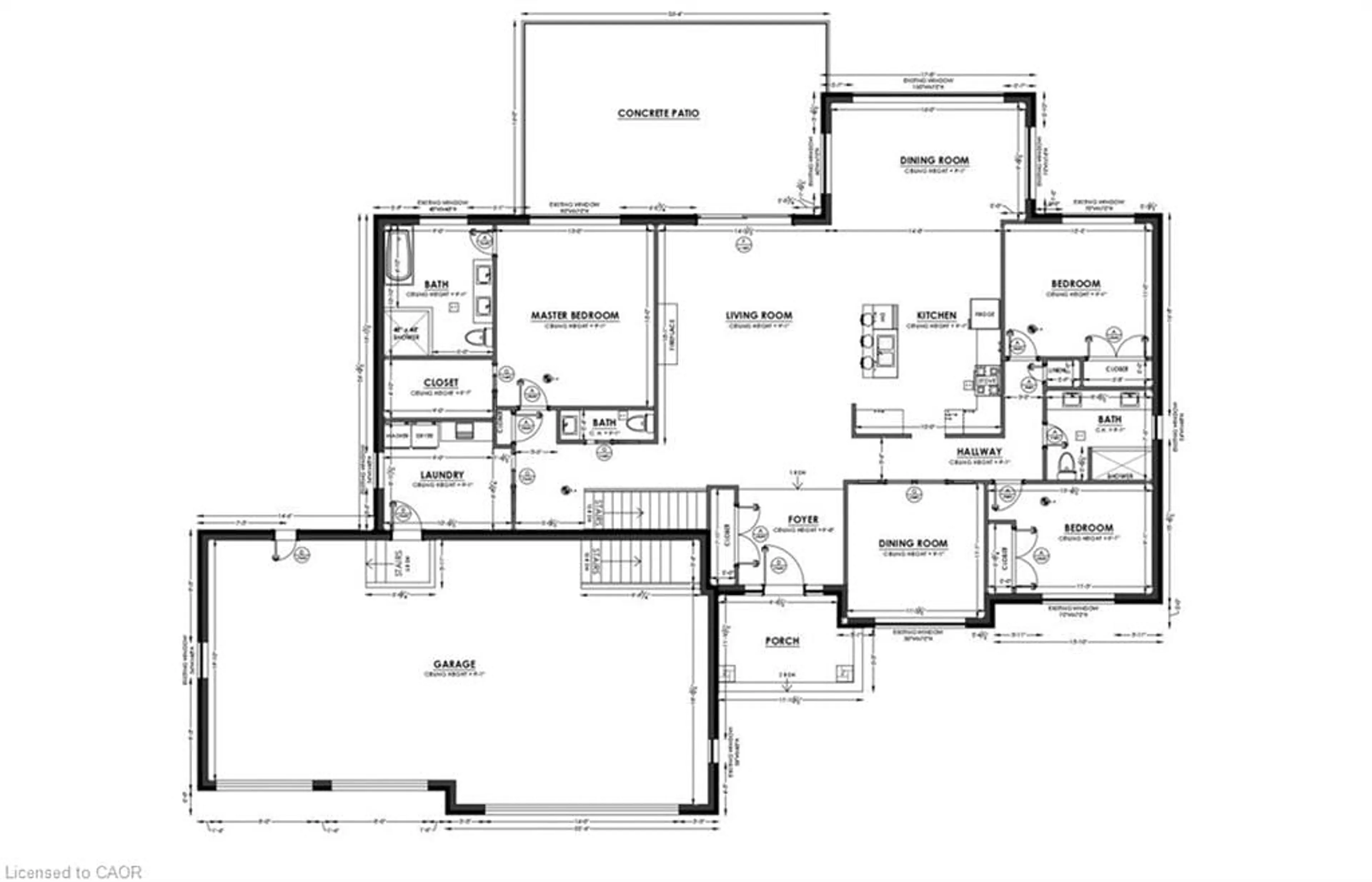 Floor plan for 9 Black Creek Trail, Springwater Ontario L9X 0J2