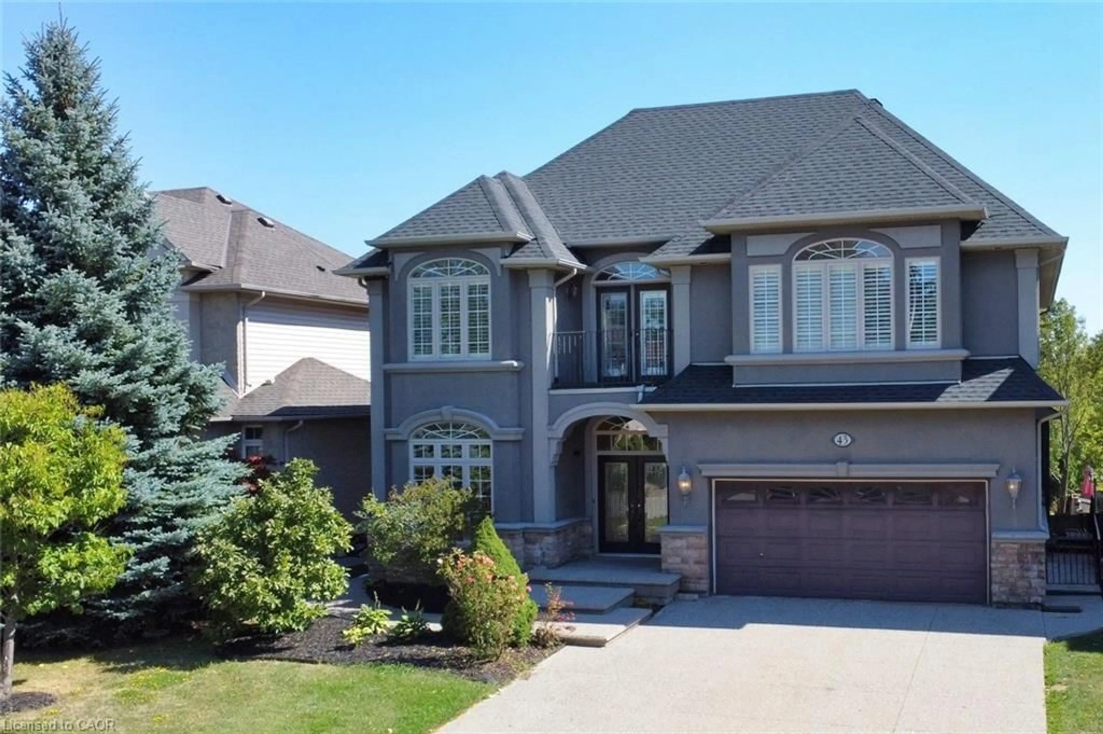 Home with brick exterior material, street for 43 Lowinger Ave, Ancaster Ontario L9K 1P7