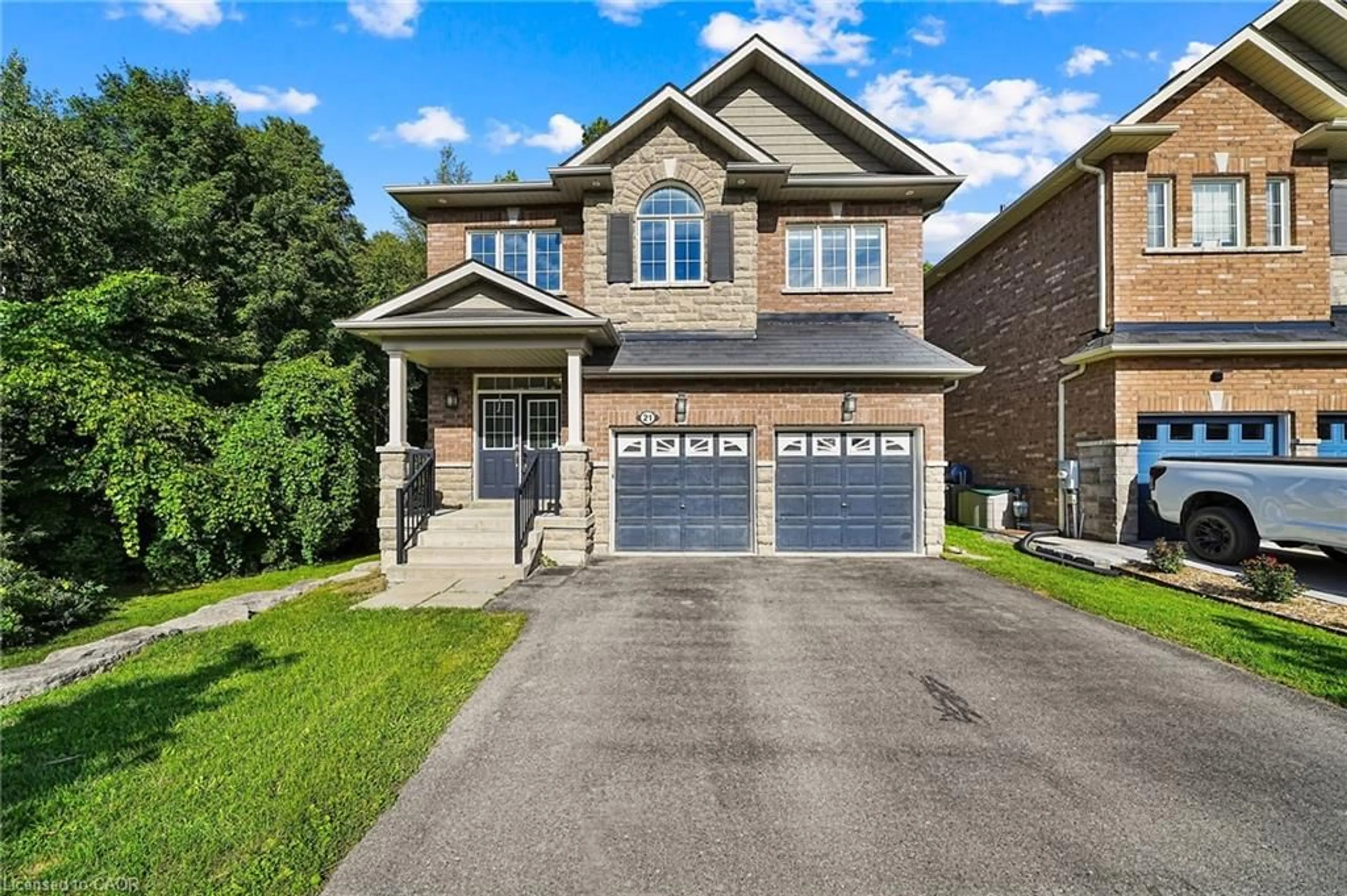 Home with brick exterior material, street for 21 Scotia Rd, Georgina Ontario L0E 1R0