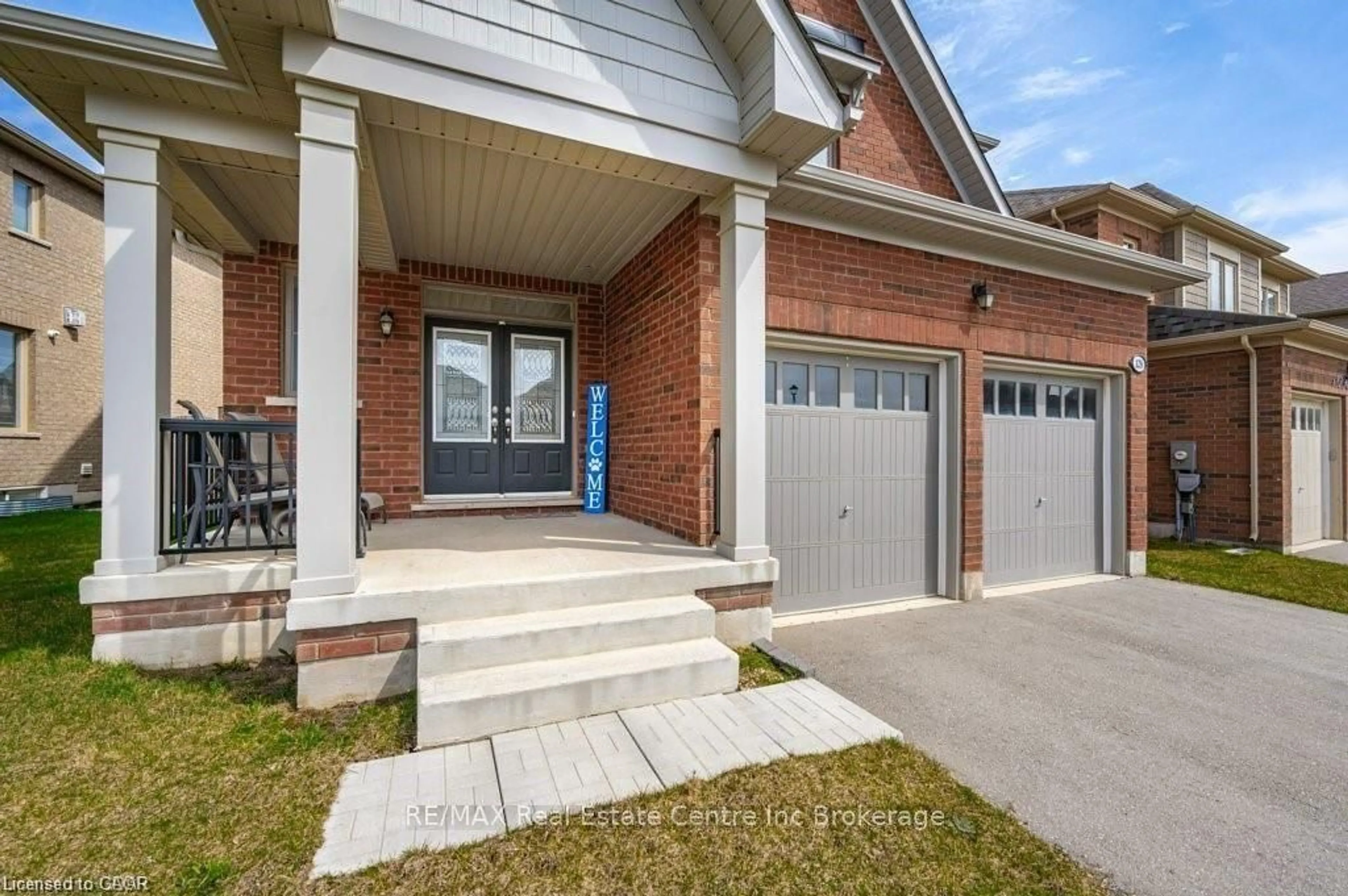 Home with brick exterior material, street for 128 Farley Rd, Fergus Ontario N1M 0H2