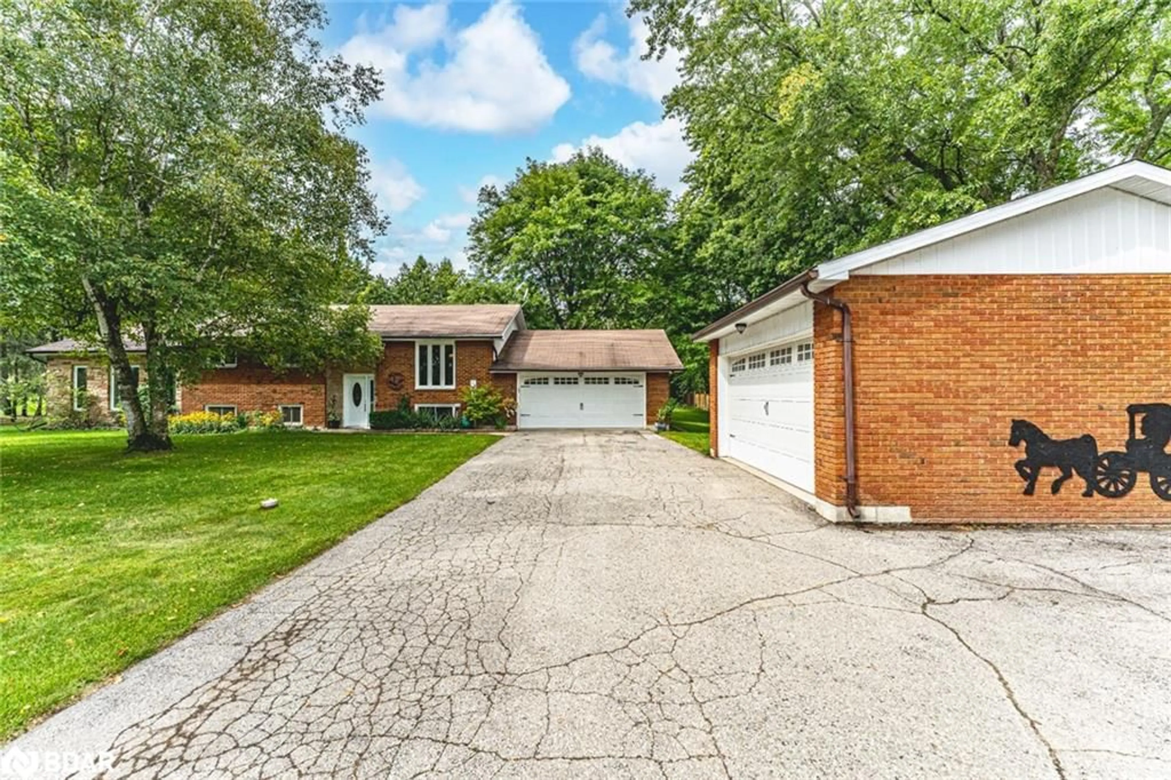 Home with brick exterior material, street for 2946 Hogback Rd, New Lowell Ontario L0M 1N0