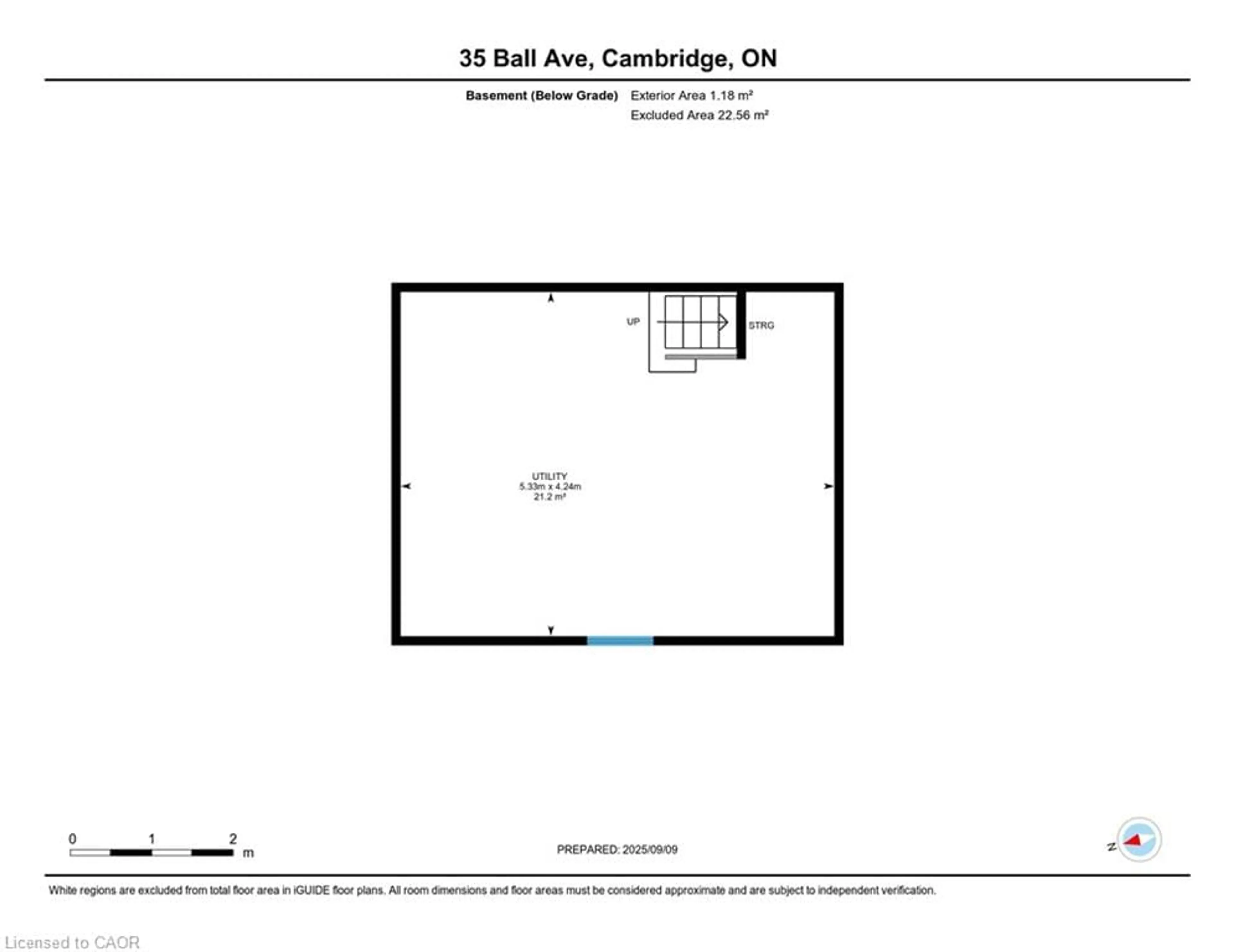 Floor plan for 35 Ball Ave, Cambridge Ontario N1R 2A2
