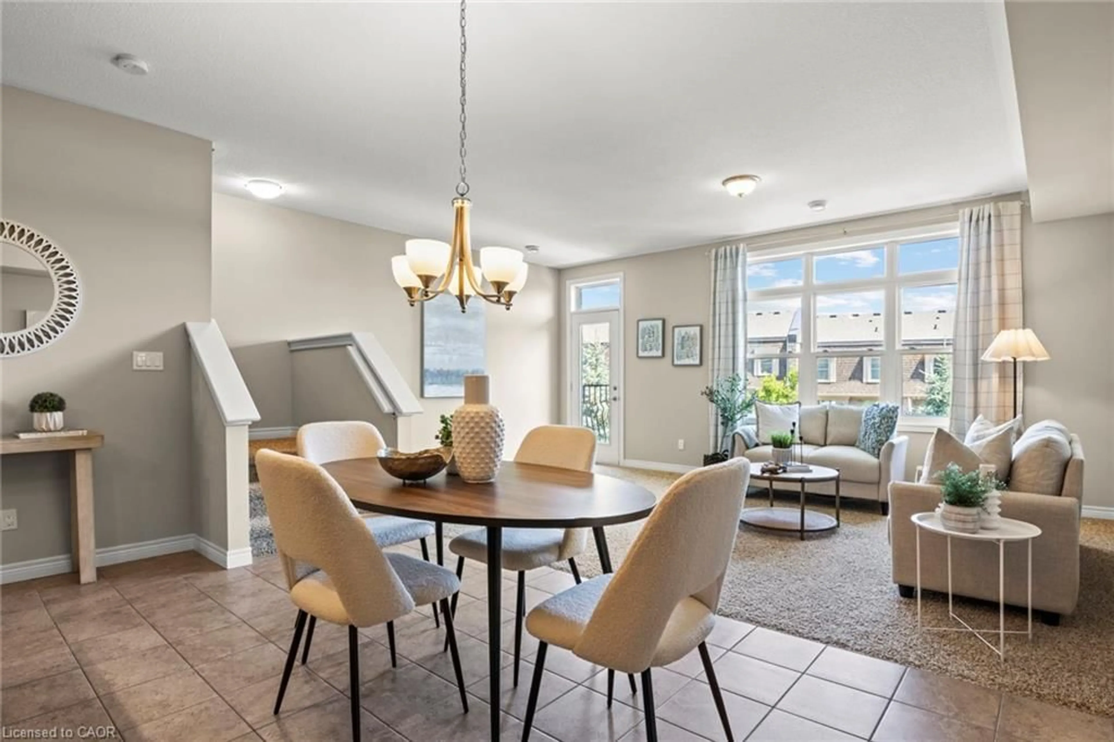 Dining room, ceramic/tile floor for 74A Cardigan St, Guelph Ontario N1H 0A4