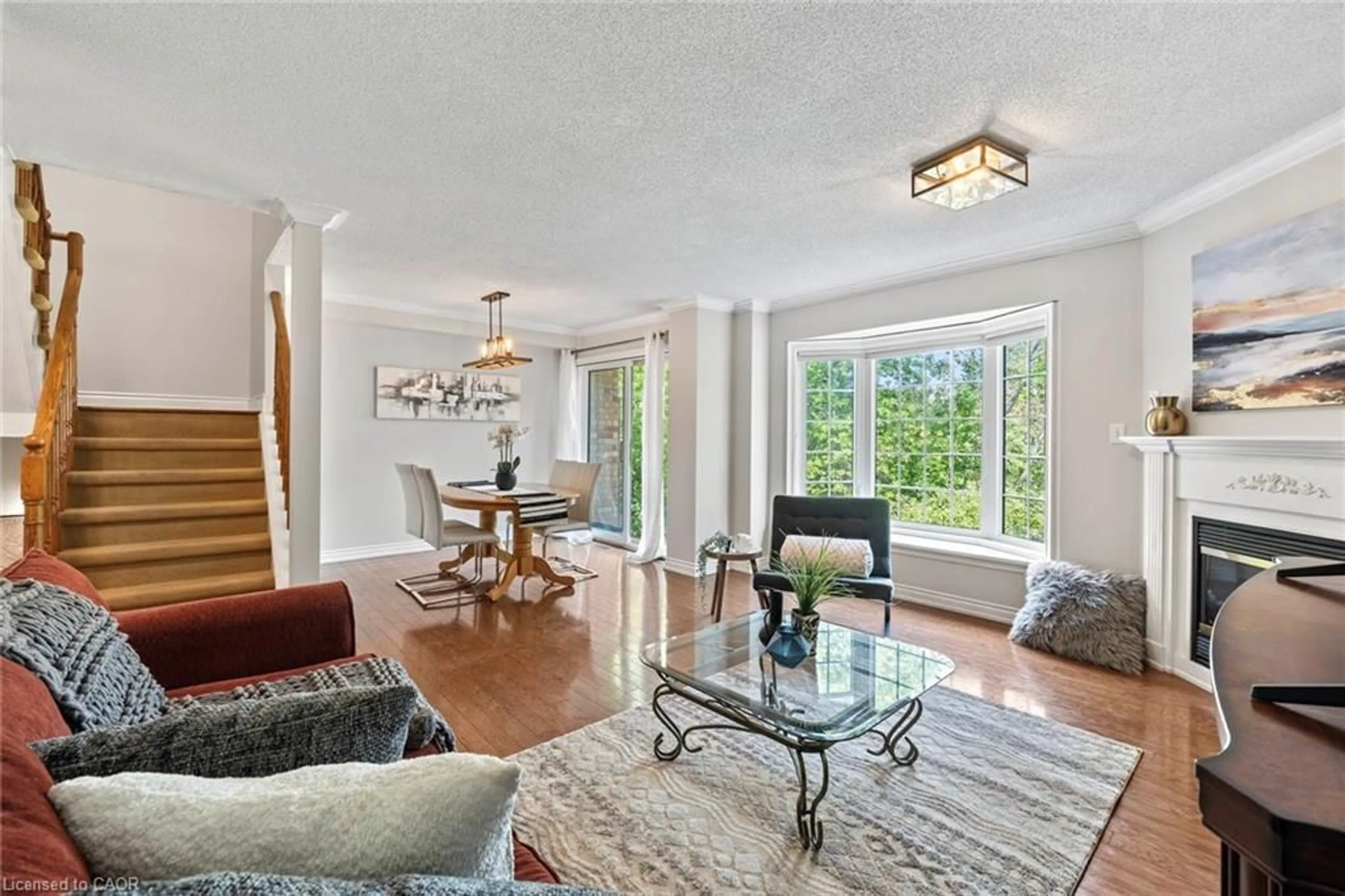 Living room with furniture, unknown for 2880 Headon Forest Dr #41, Burlington Ontario L7M 4H2